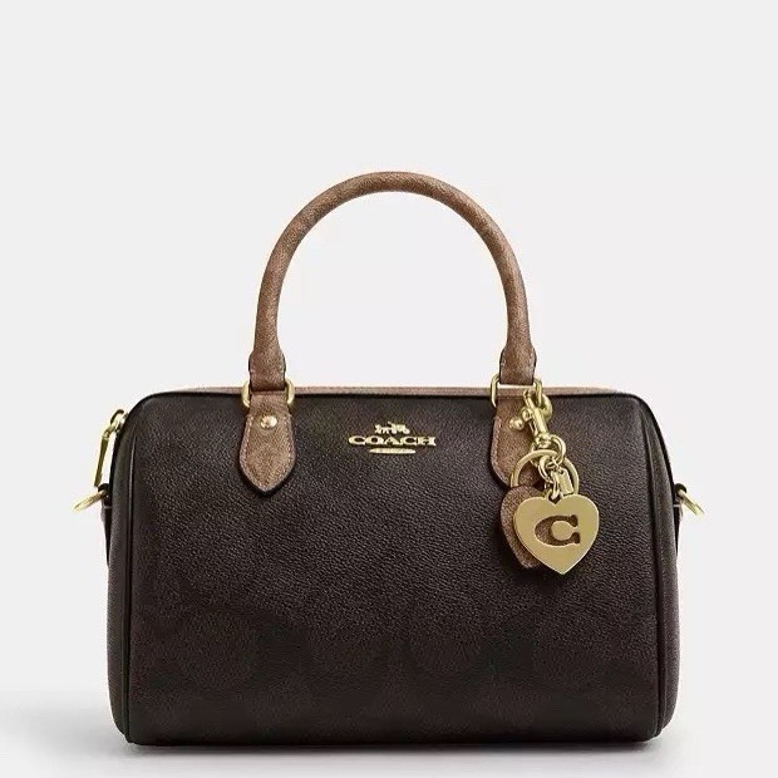 Coach NWT Coach Keychain Signature Metal Heart Key Ring CZ931 Size ONE SIZE - 5 Thumbnail