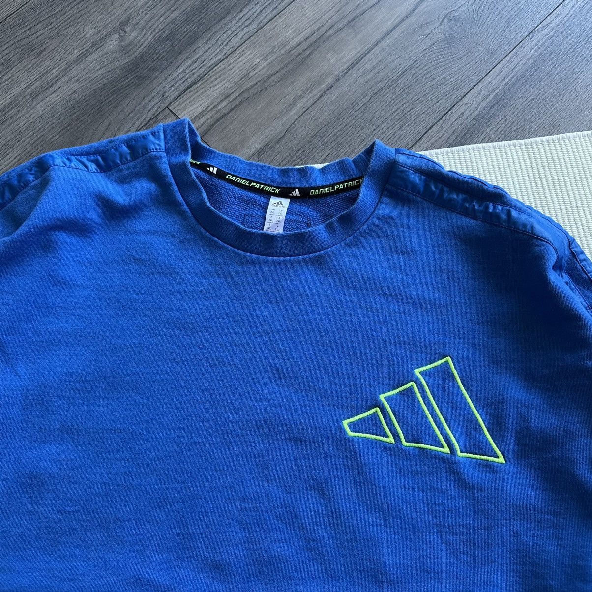 Adidas × Daniel Patrick Adidas Daniel Patrick James Harden Blue Crew Neck Sweatshirt Size US XXL / EU 58 / 5 - 2 Thumbnail