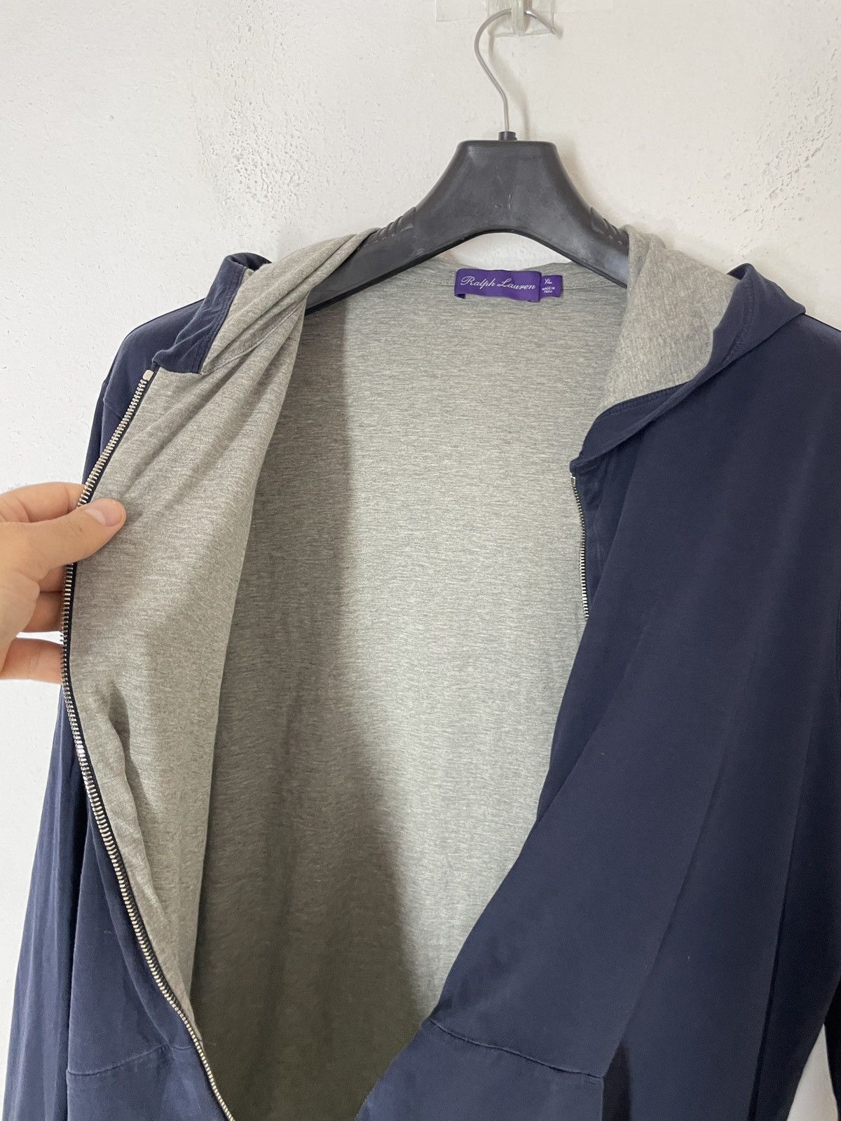 Ralph Lauren Purple Label Ralph Lauren Purple Label Navy Zip Hoodie RRP 1450$ Size US XL / EU 56 / 4 - 10 Thumbnail