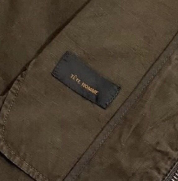 Issey Miyake × Japanese Brand × Tete Homme Vintage Issey Miyake Tete Home Military Jacket Size US XL / EU 56 / 4 - 6 Thumbnail