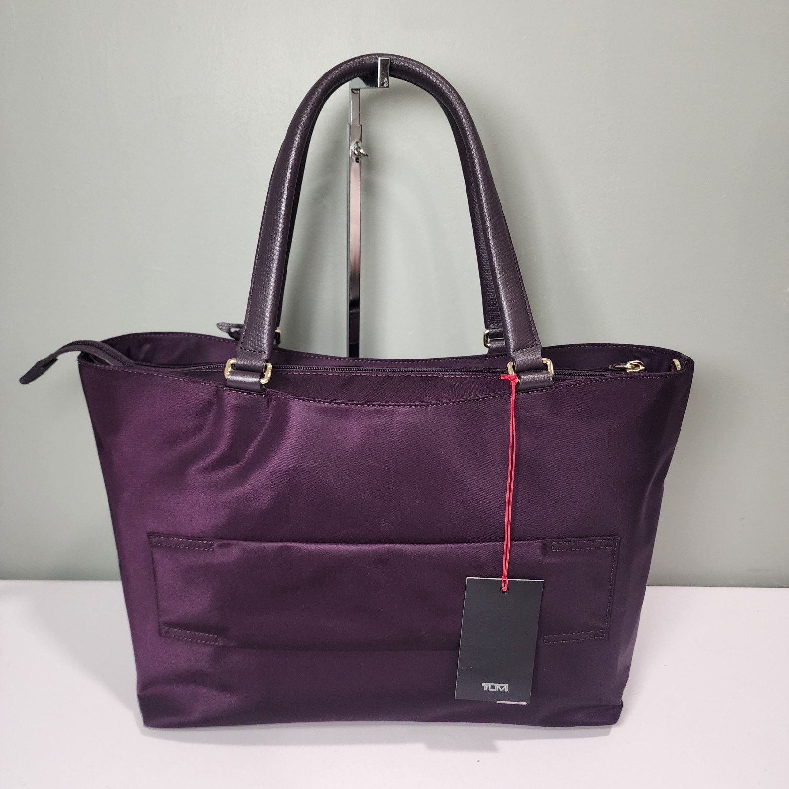 Tumi NWT Tumi Voyageur CATARINA MEDIUM Tote Bag BLACKBERRY PURPLE Size ONE SIZE - 4 Thumbnail