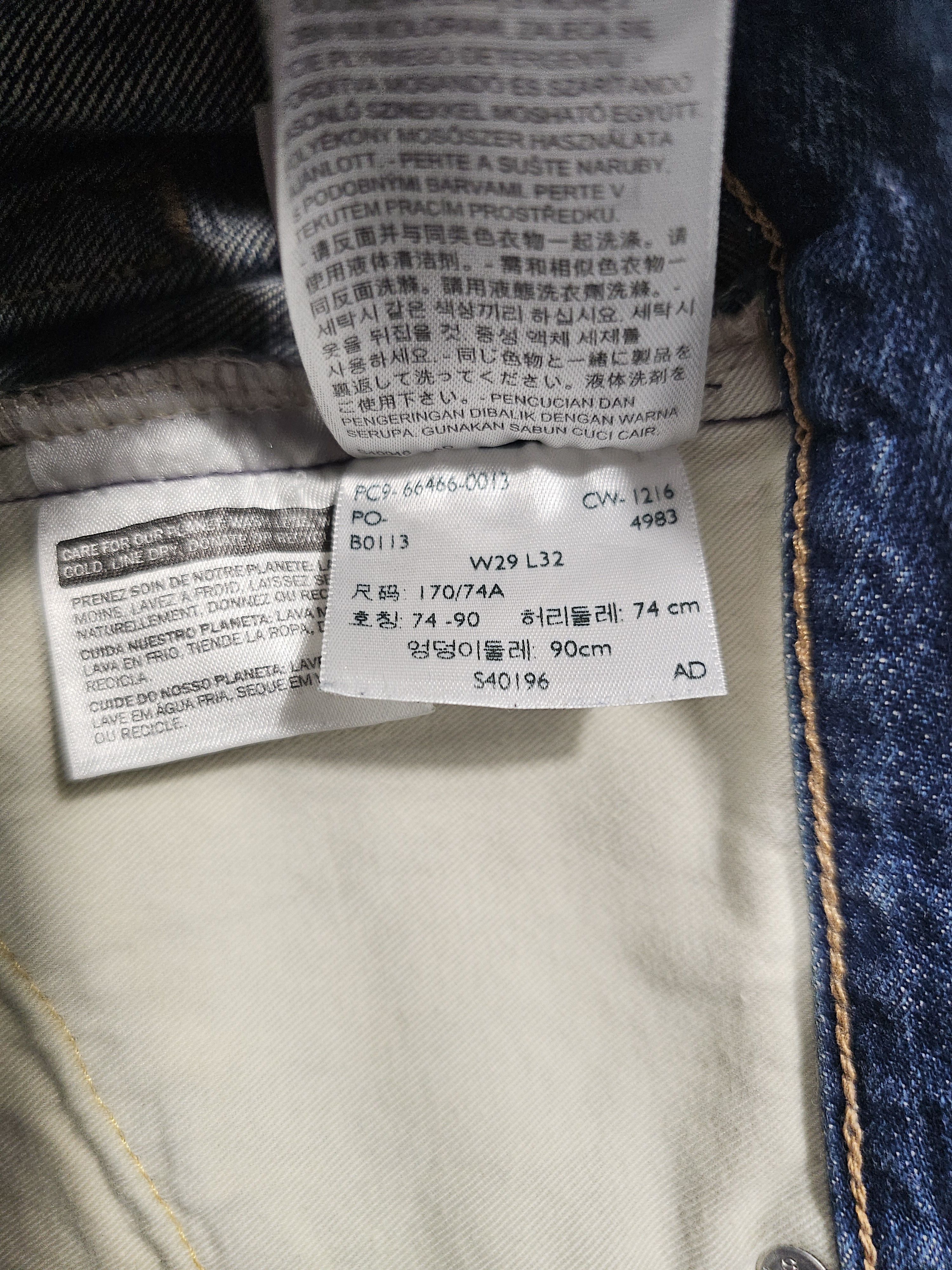 Levi's Vintage Clothing Levi's Vintage Clothing Customized 1966 501 Big E Selvedge Size US 29 - 12 Thumbnail
