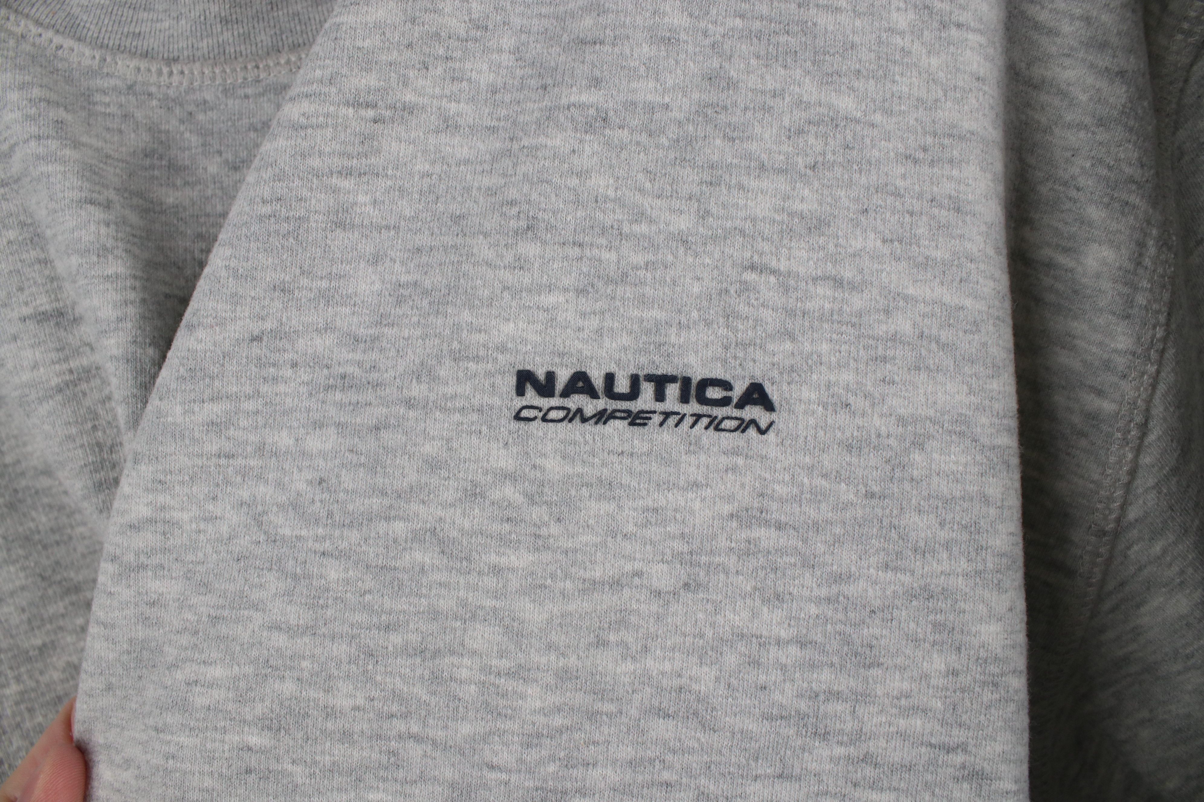 Nautica × Vintage Vintage 90s Nautica Competition Knit Long Sleeve T-Shirt Size US L / EU 52-54 / 3 - 4 Thumbnail