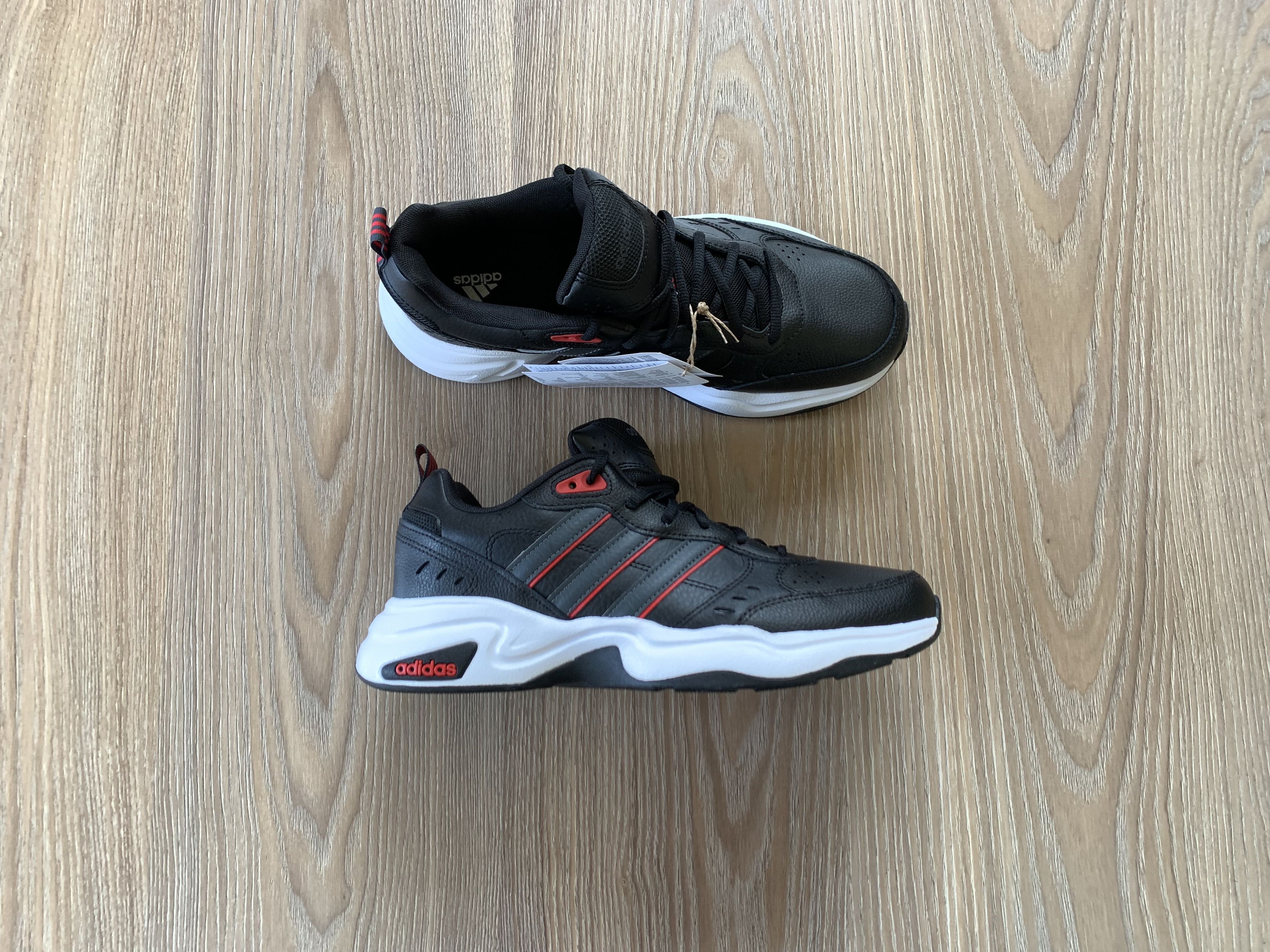 Mens Adidas Strutter Black Sneakers