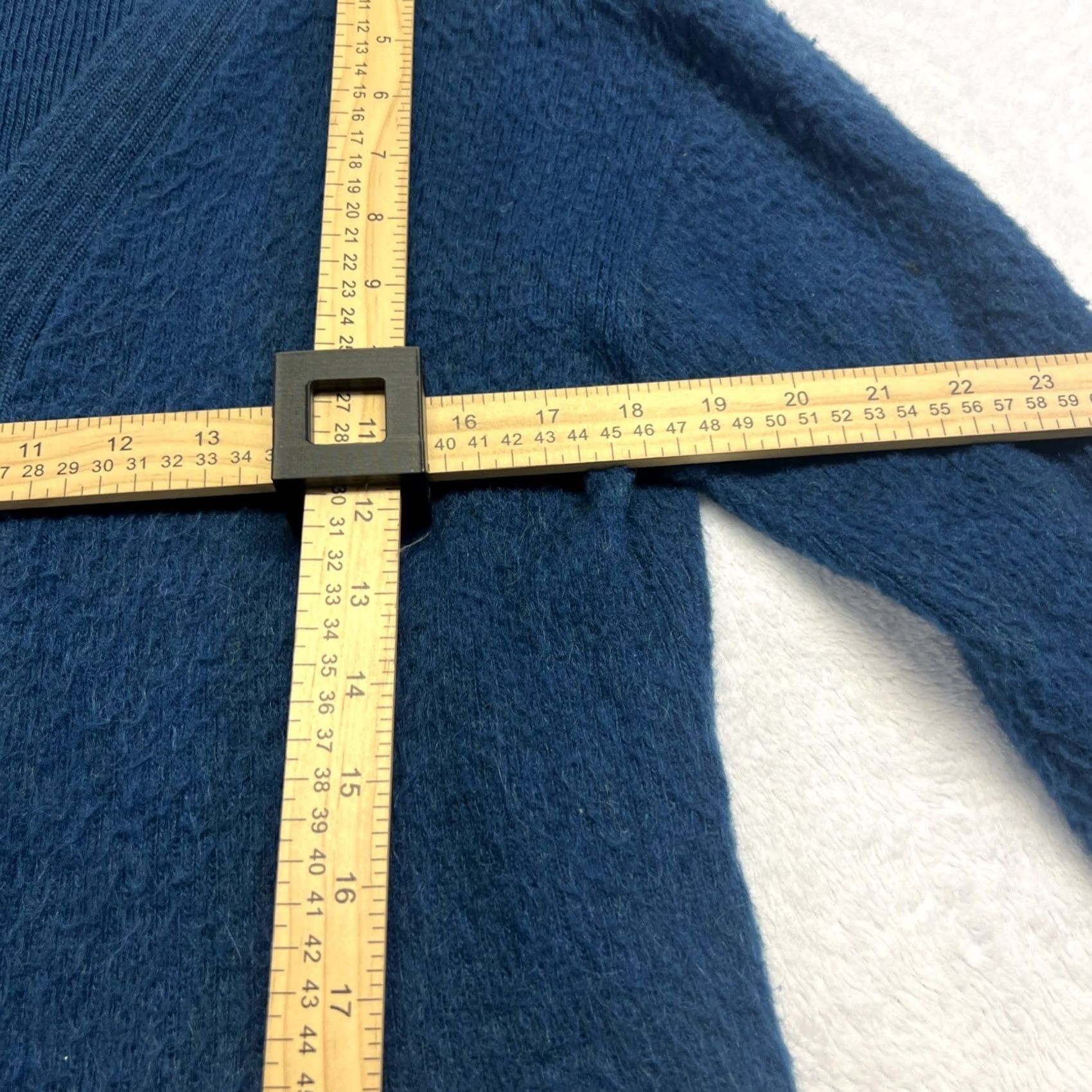 Vintage VINTAGE Barelay Cardigan Womens M Mohair Blend Blue V-Neck Pocket Lightweight All Seasons Relaxesf Size M / US 6-8 / IT 42-44 - 7 Thumbnail