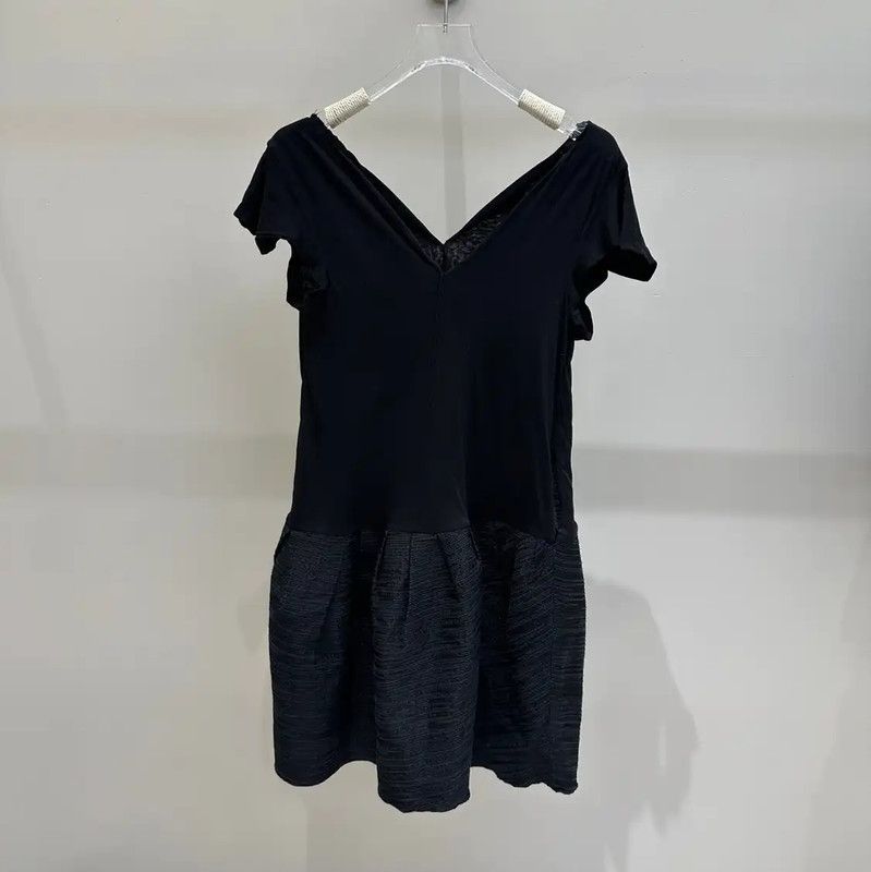 Marni Marni Black Short Sleeve Dress 0089 Size M / US 6-8 / IT 42-44 - 1 Thumbnail