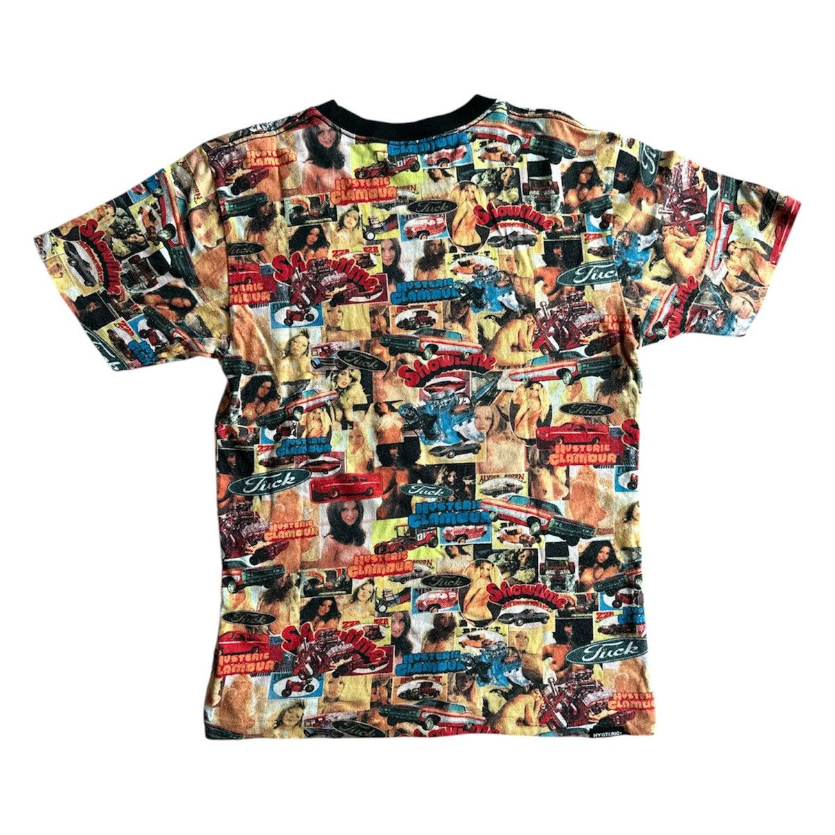 Hysteric Glamour Rare 90s Hysteric Glamour AOP Cars & Woman Single Stitch Tee Size ONE SIZE - 2 Thumbnail
