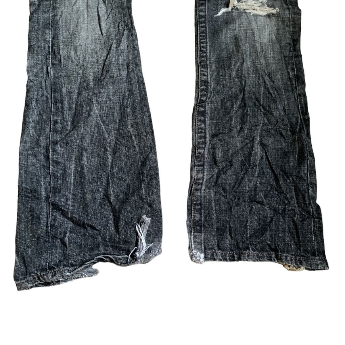 If Six Was Nine Nicole Club For Men Mud Wash Flare Jeans Size US 29 - 6 Thumbnail
