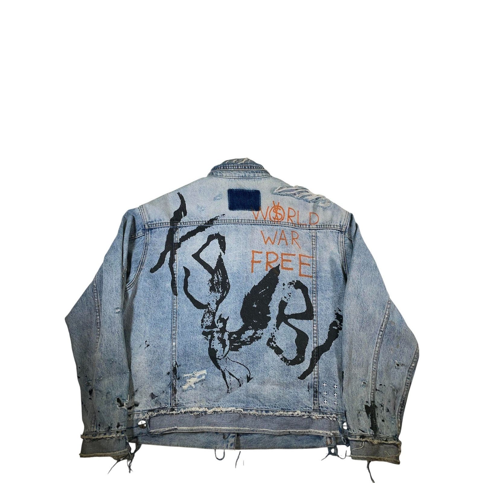 Ksubi Ksubi Light Wash 'Krisis' Denim Jacket Size US M / EU 48-50 / 2 - 2 Thumbnail