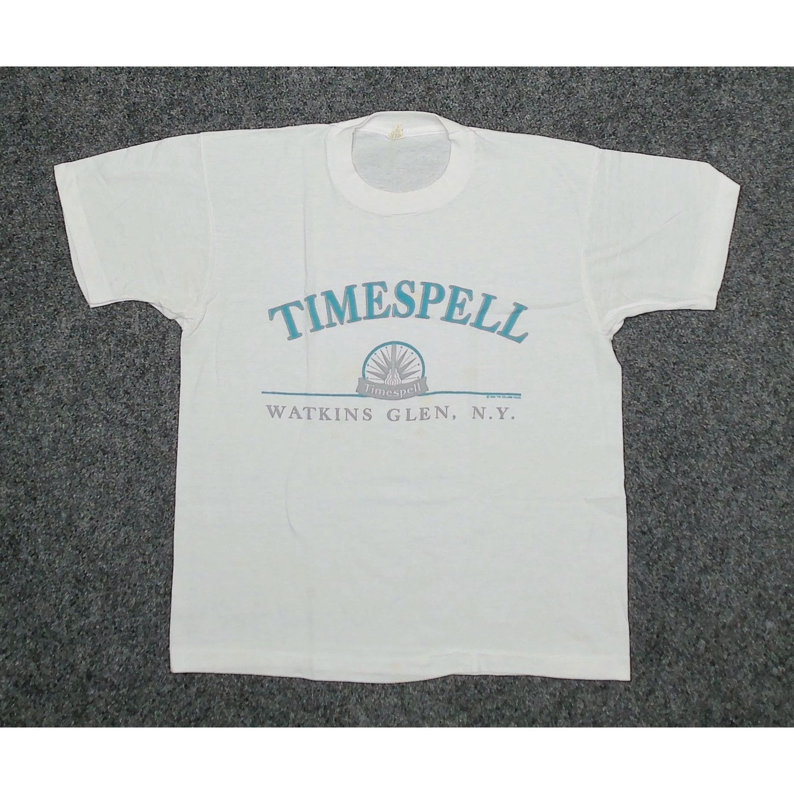 Vintage Screen Stars VTG 1988 Timespell Watkins Glen Laser Show Tee Size US M / EU 48-50 / 2 - 3 Thumbnail