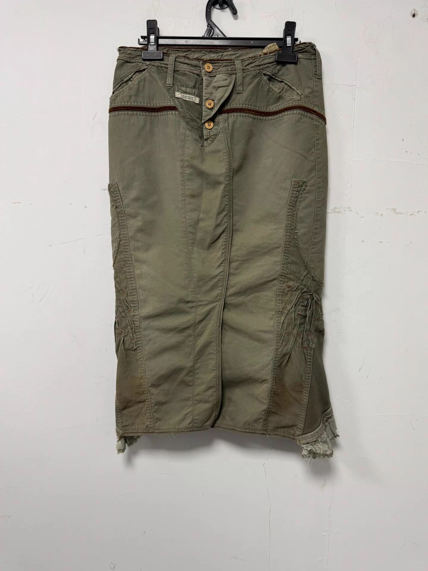 Marithe + Francois Girbaud MFG Denim Skirt Muted Mint Green M Summer Size 26" / US 2 / IT 38 - 1 Thumbnail