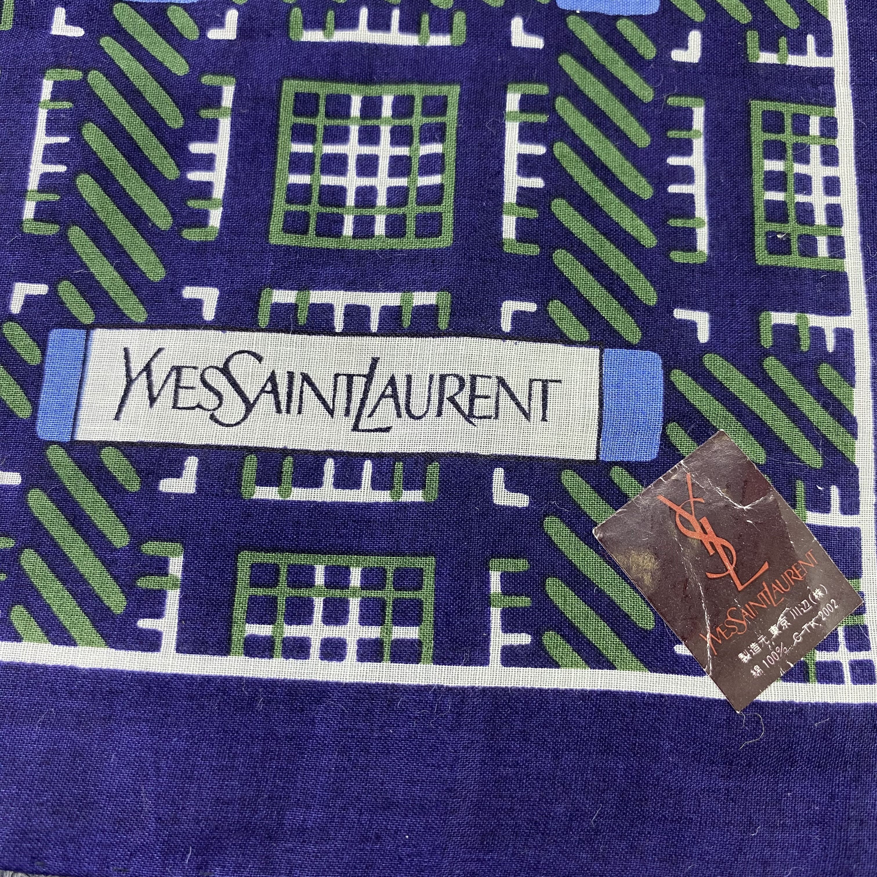 Designer Yves Saint Laurent Handkerchief / Bandana/Neckerchief-B1008 Size ONE SIZE - 5 Thumbnail