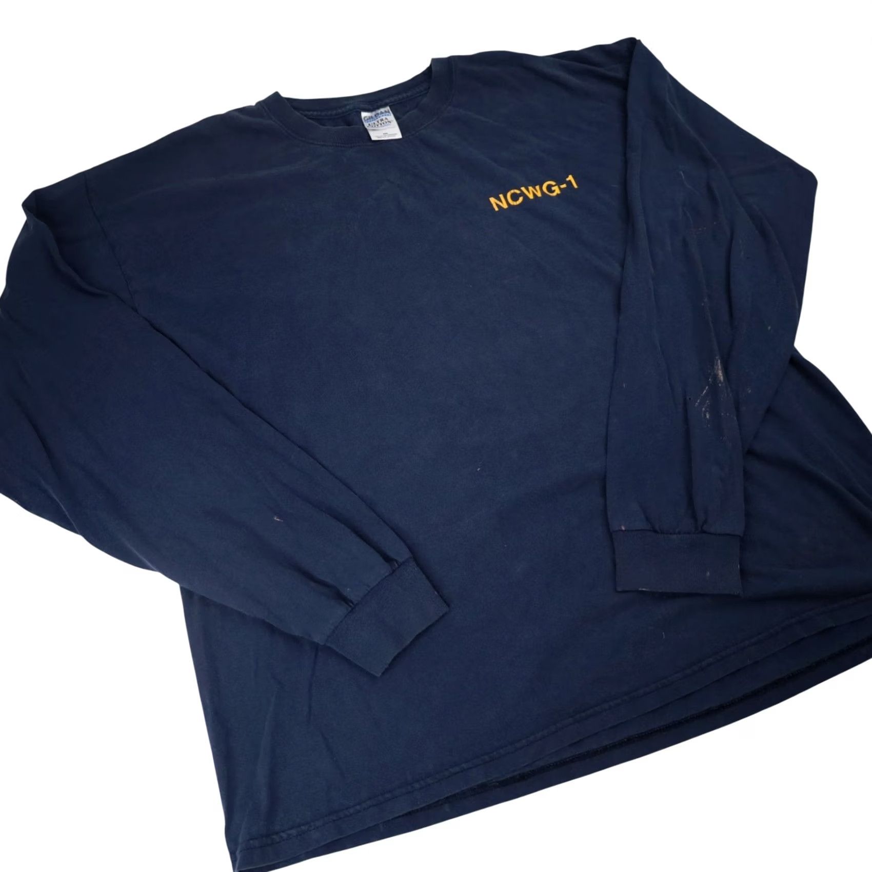Vintage VINTAGE Military NCWG-1 Naval Coastal Warfare Group Mens XXL Graphic Long Sleeve T Shirt Size US XXL / EU 58 / 5 - 4 Thumbnail