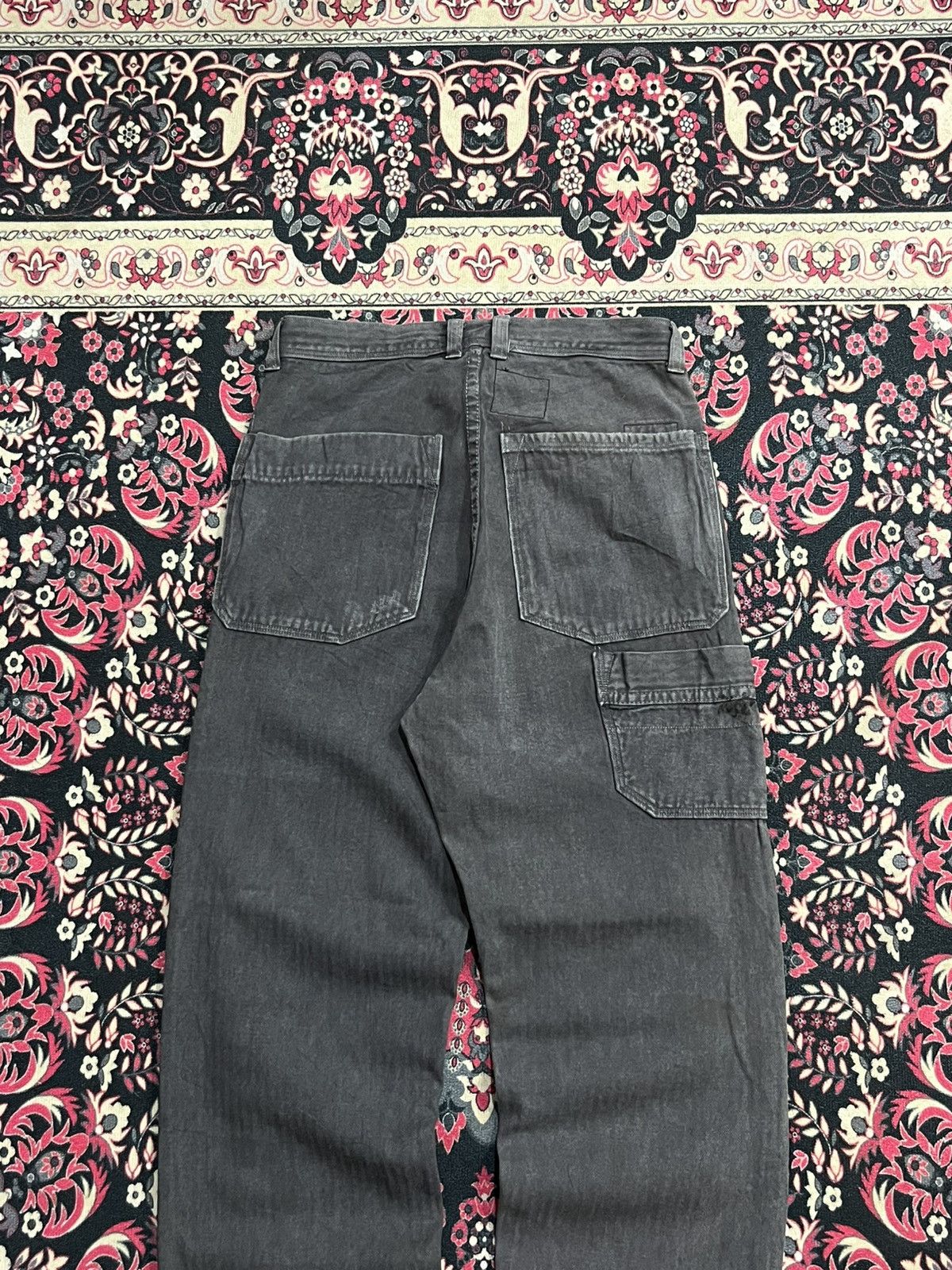 Carhartt Vintage Japan RNA Inc. Grey Carpenter Distressed Pocket Pant Size US 28 / EU 44 - 8 Thumbnail