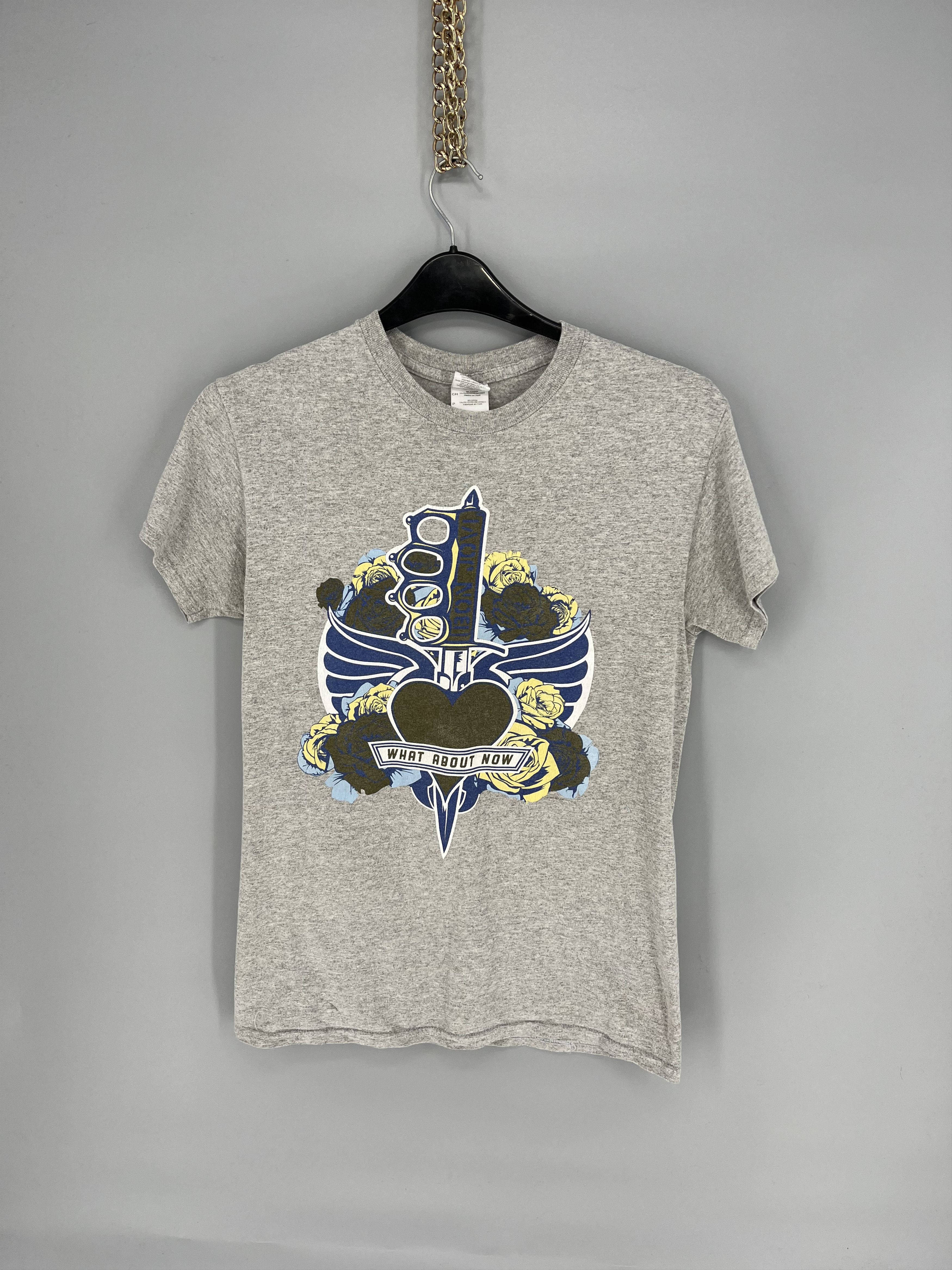 Band Tees Mens Vintage T Shirt Bon Jovi 2013 The world Tour Size S Size US S / EU 44-46 / 1 - 1 Thumbnail