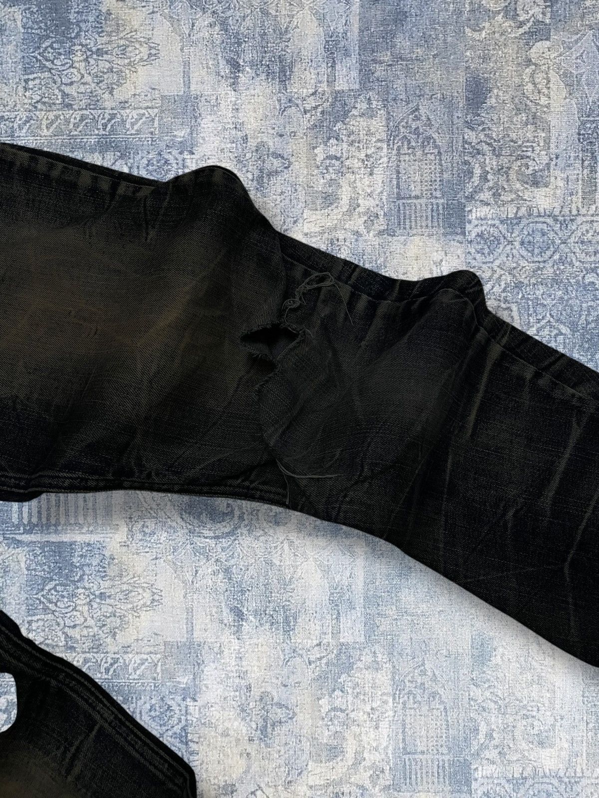 Japanese Brand Vintage 1990s Japan Designer Semantic Iconic Mudwash Denim Size US 34 / EU 50 - 7 Thumbnail