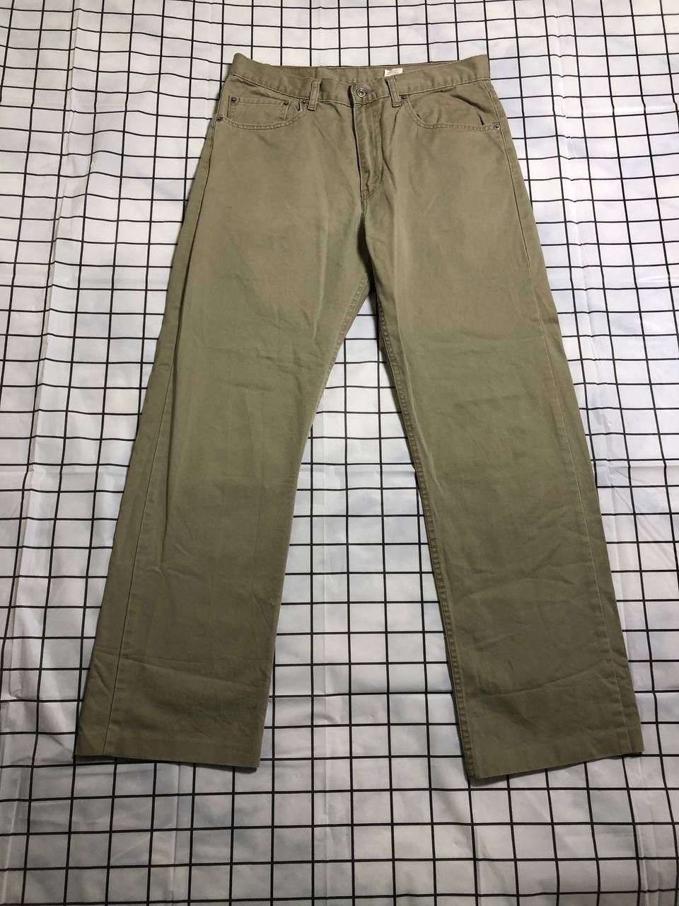 Levi's Mens Levi’s 505 Strauss Stone Denim Jeans Zip Fly Pants Size US 34 / EU 50 - 1 Thumbnail