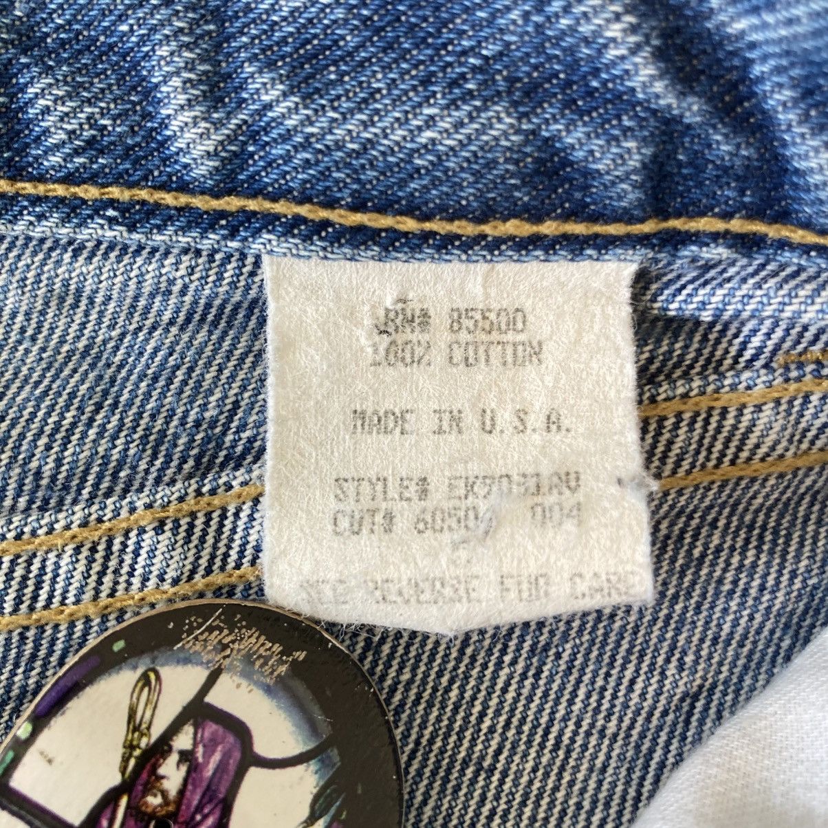 XOXO Vtg Y2k flare wide leg fragile jeans by xoxo Size 28" / US 6 / IT 42 - 4 Thumbnail