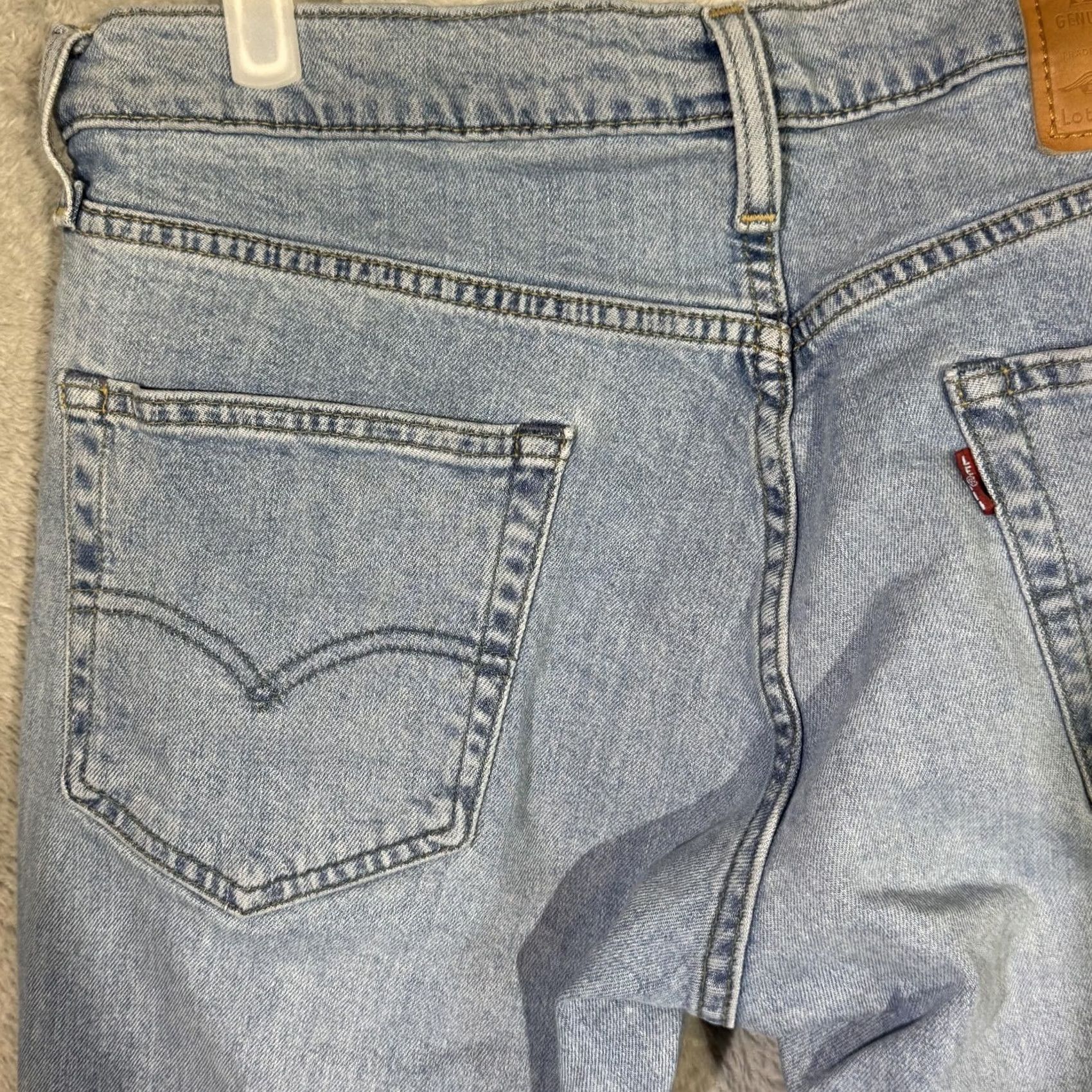 Levi's VINTAGE Levis 511 Jeans Mens 32x30 Slim Fit Tapered Stretch Light Wash Denim Zip Fly Size US 32 / EU 48 - 6 Thumbnail