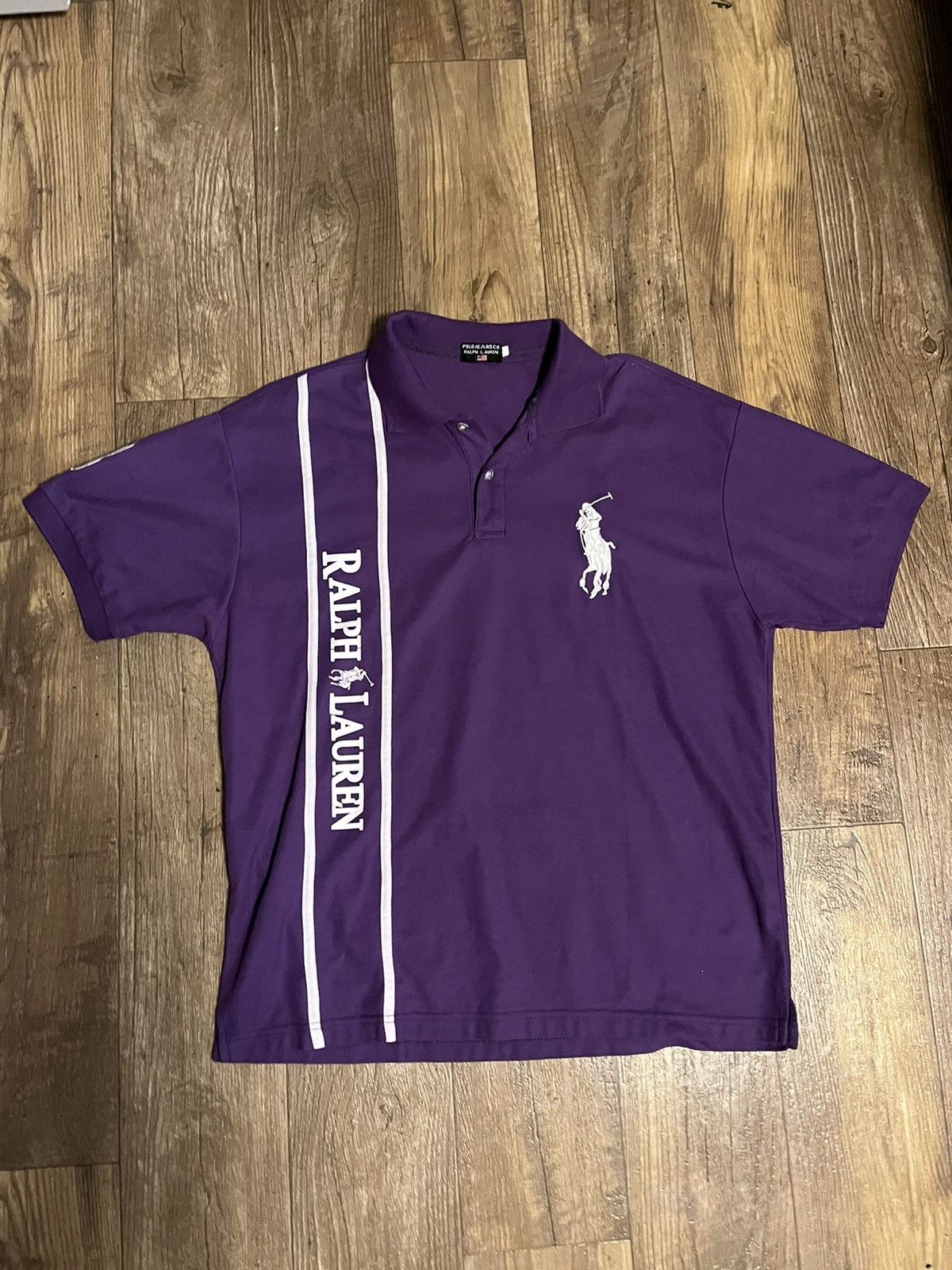 Polo Ralph Lauren Polo Ralph Lauren Polo | Classic OG Polo Tee Purple w/ Logo Size US L / EU 52-54 / 3 - 1 Thumbnail