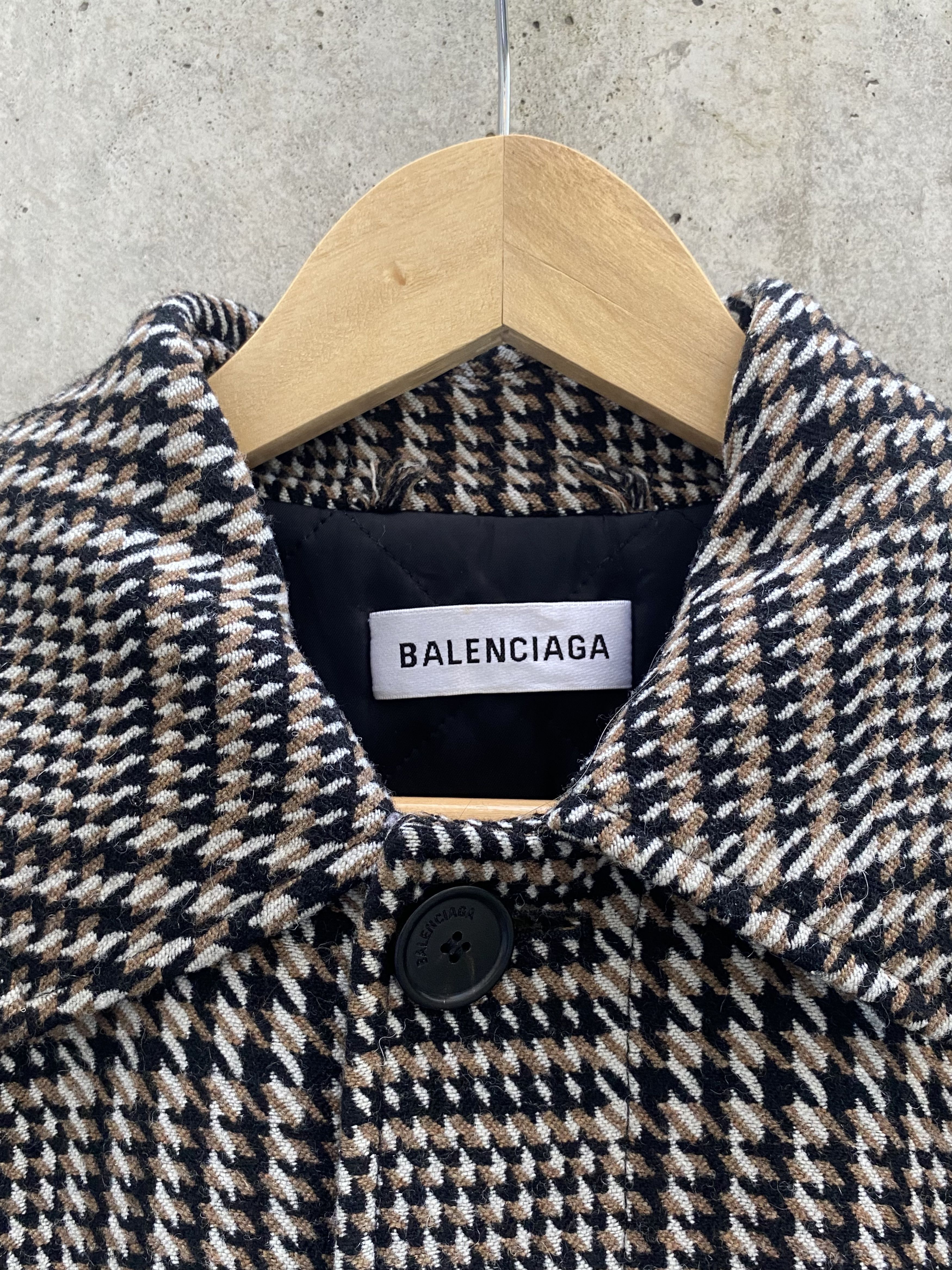 Balenciaga Balenciaga Pre-Fall 2018 Prince of Wales Check Coat Size US M / EU 48-50 / 2 - 3 Thumbnail