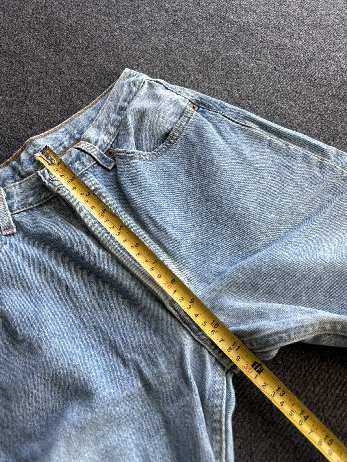Levi's Vintage Clothing Vintage 90s Levi’s 501 Distressed Western USA Straight Jeans Size US 32 / EU 48 - 20 Thumbnail