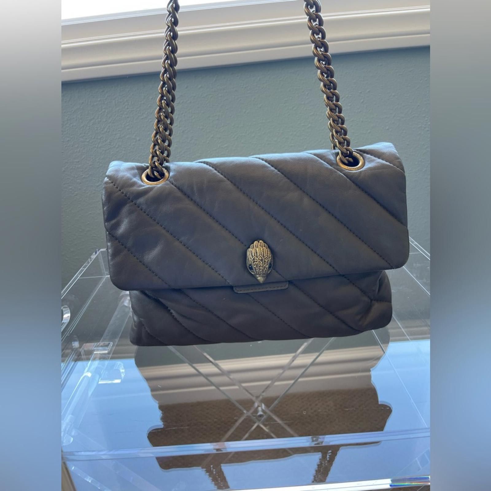 Kurt Geiger Kurt Geiger London Large Quilted Soft Leather Chain Bag Size ONE SIZE - 1 Thumbnail