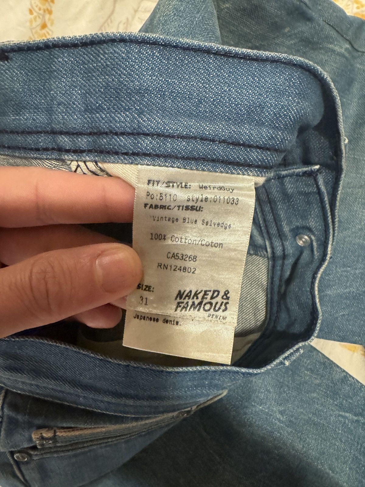 Naked & Famous selvedge denim Size US 32 / EU 48 - 3 Thumbnail