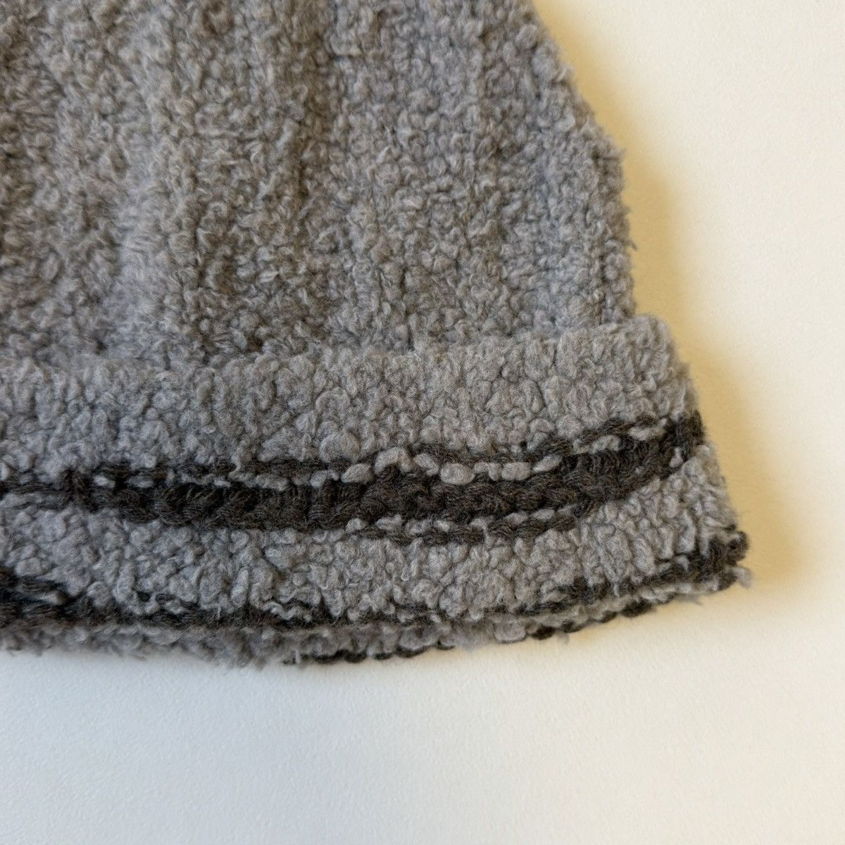 Mfpen ‘Review’ Boucle Wool Beanie Hat Size ONE SIZE - 6 Thumbnail