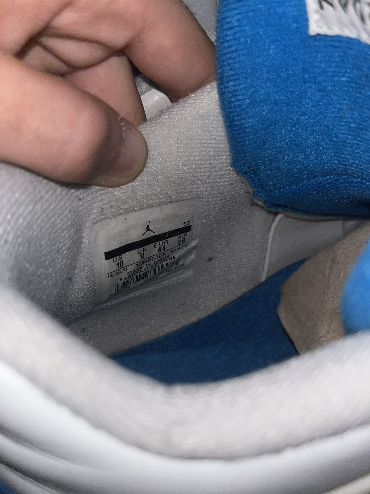 Jordan Brand Air Jordan 4 Military Blue 2012 Size 10M (READ DESCRIPTION) Size US 10 / EU 43 - 8 Thumbnail