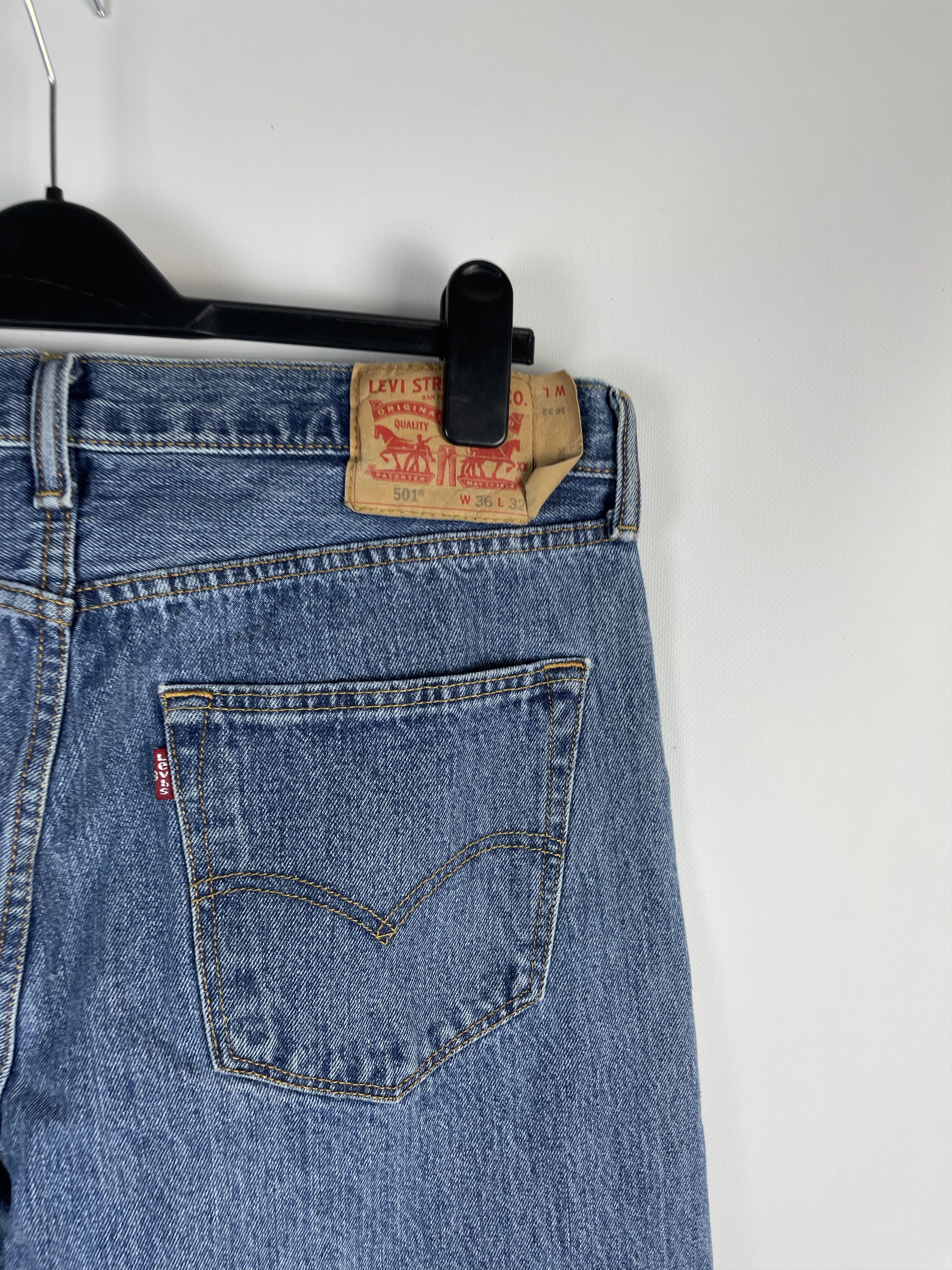 Levi's Vintage 501 90s Levi's Pants Denim Jeans Size US 36 / EU 52 - 4 Thumbnail