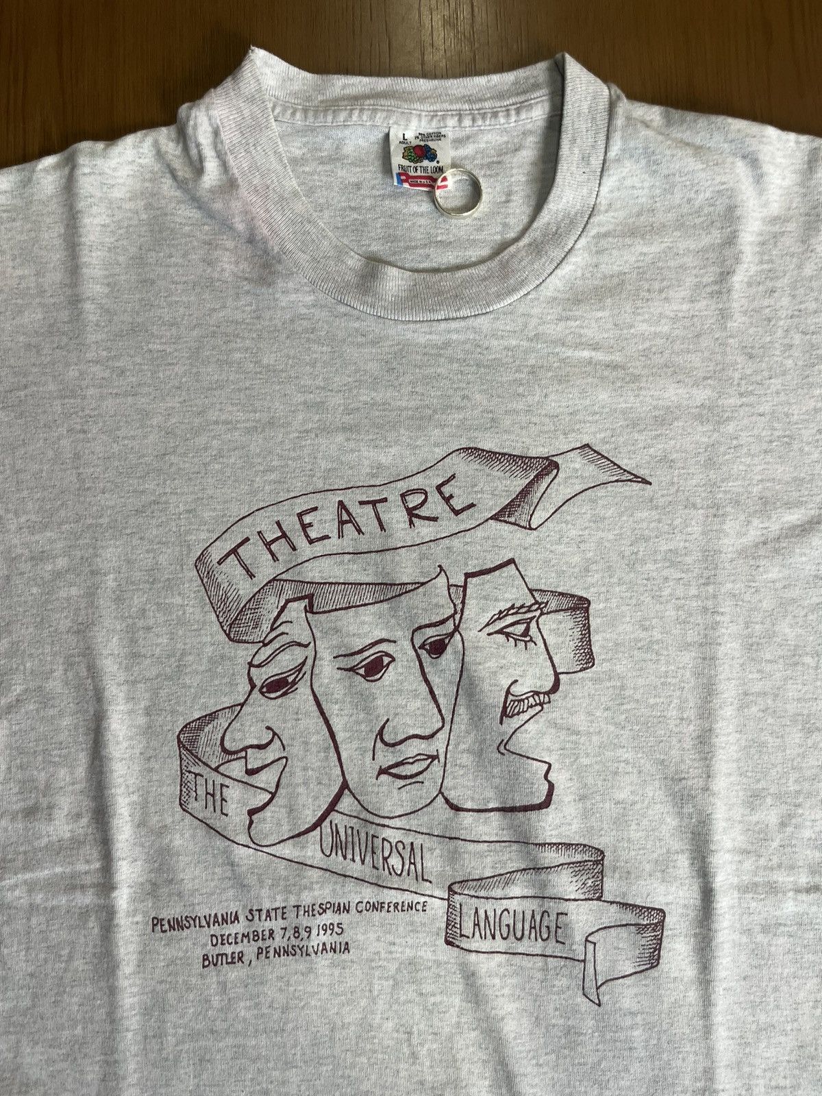 Vintage Vintage Theatre The Universal Language 1995’s Tshirt Size US L / EU 52-54 / 3 - 5 Thumbnail