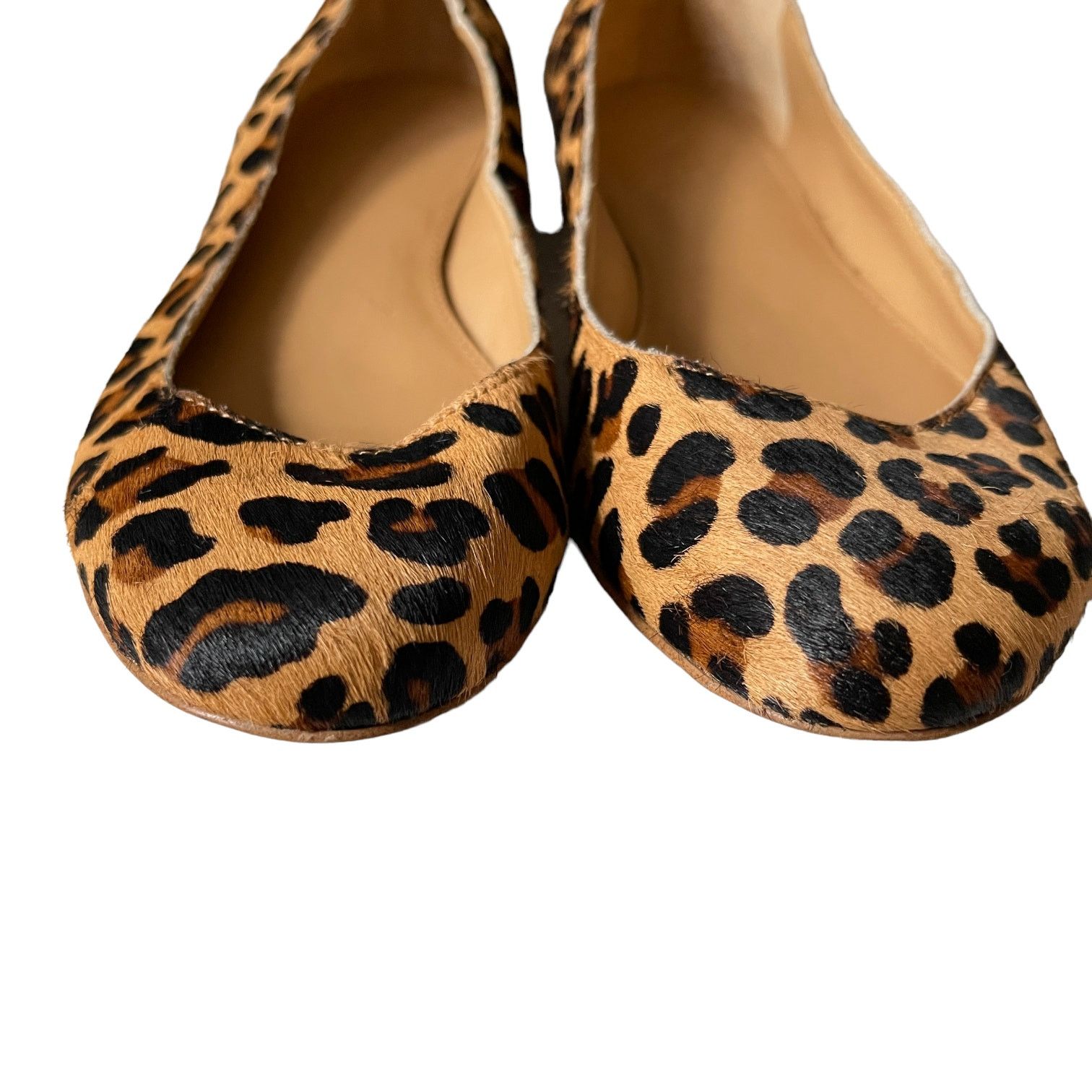 J.Crew J Crew Womens Lily Leopard calf hair Ballet flats Size 7 Size US 7 / IT 37 - 7 Thumbnail
