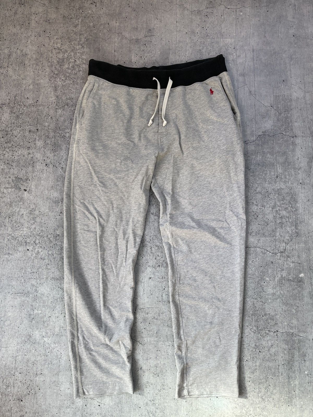 Polo Ralph Lauren × Vintage Vintage Polo Ralph Lauren Baggy Cotton Sweatpants L Size US 36 / EU 52 - 1 Thumbnail