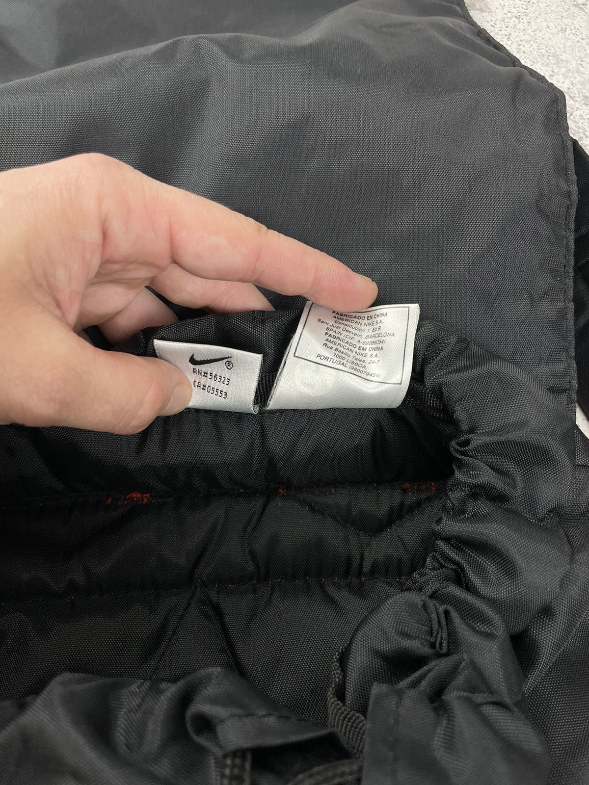 Nike Vintage Nike Old School Backpack Big Logo Size ONE SIZE - 9 Thumbnail