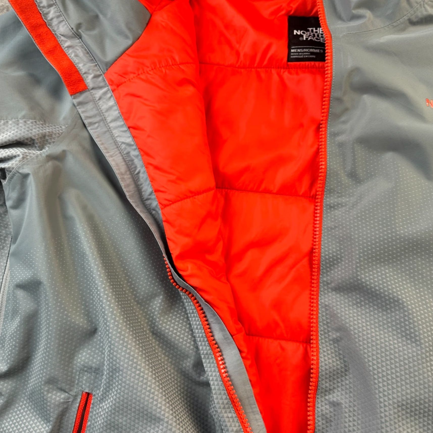 The North Face The North Face Jacket Mens XL Gray Fuseform Dot Matrix Insulated Hyvent Parka Size US XL / EU 56 / 4 - 6 Thumbnail