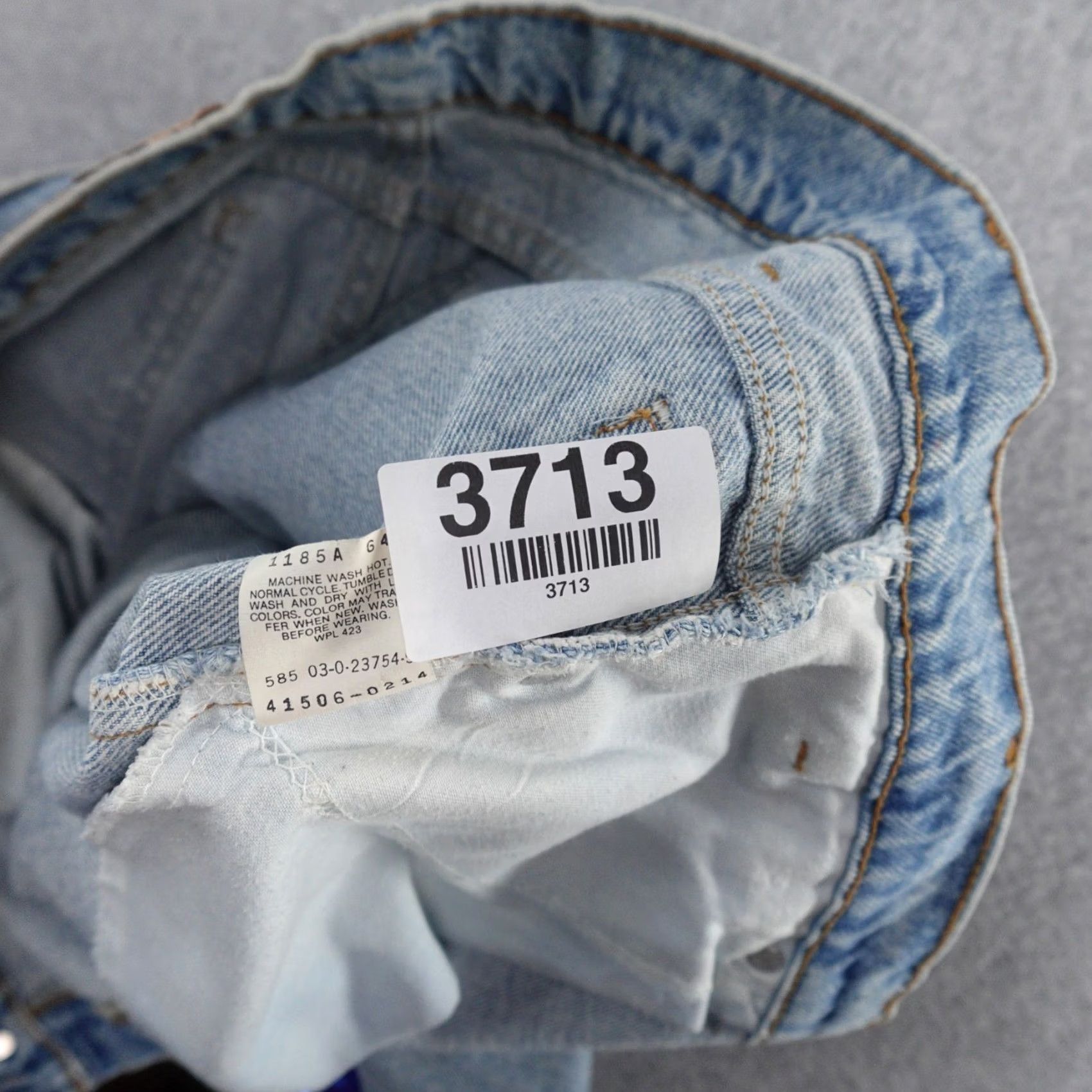 Levi's VINTAGE Levi's 506 Jeans Regular Straight 36 (36x32) Blue Denim 5-Pocket Men Mens Jeans 90s Theme Size US 36 / EU 52 - 5 Thumbnail
