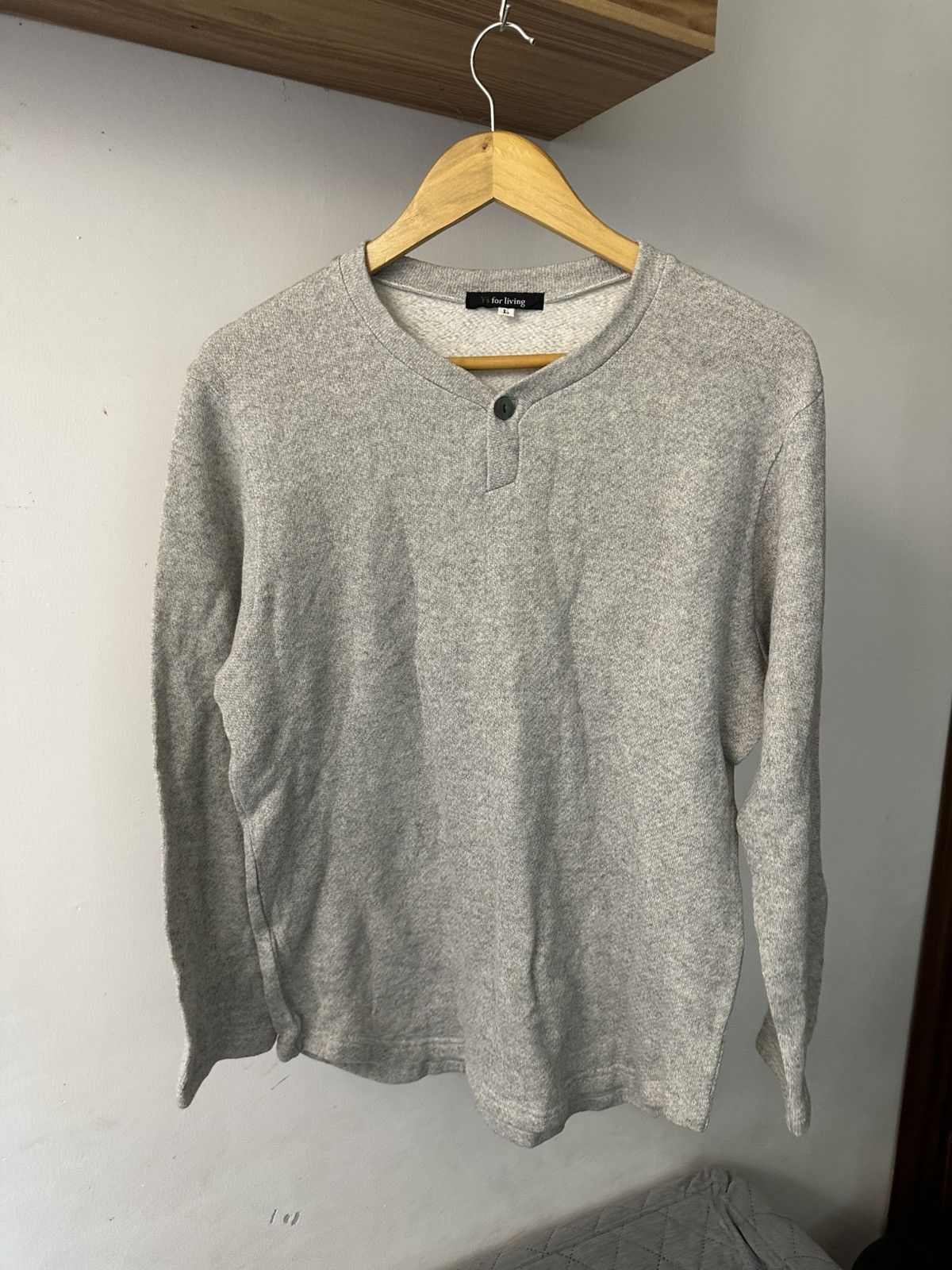Y's × Yohji Yamamoto Yohji Yamamoto Y’s For Living Waffle Style L/S Shirt Size US M / EU 48-50 / 2 - 2 Thumbnail