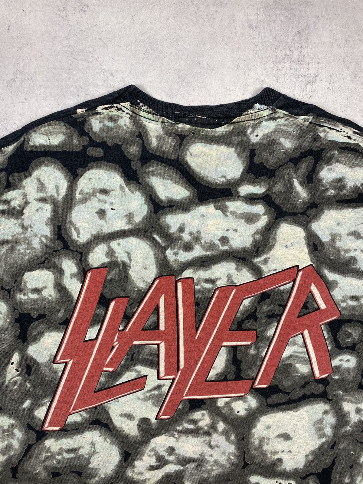 Slayer × Vintage Slayer Divine Intervention 1995 Very Rare Vintage Tee Size US XL / EU 56 / 4 - 18 Thumbnail