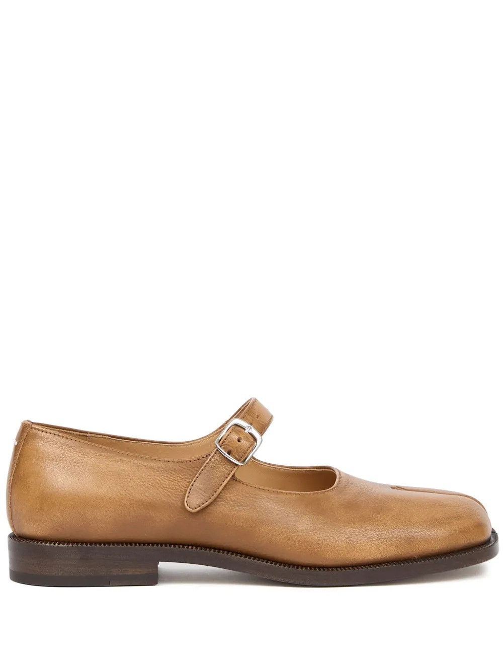 Maison Margiela o1w1db10526 Tabi Mary Jane Loafers in Beige Size US 7 / IT 37 - 1 Thumbnail