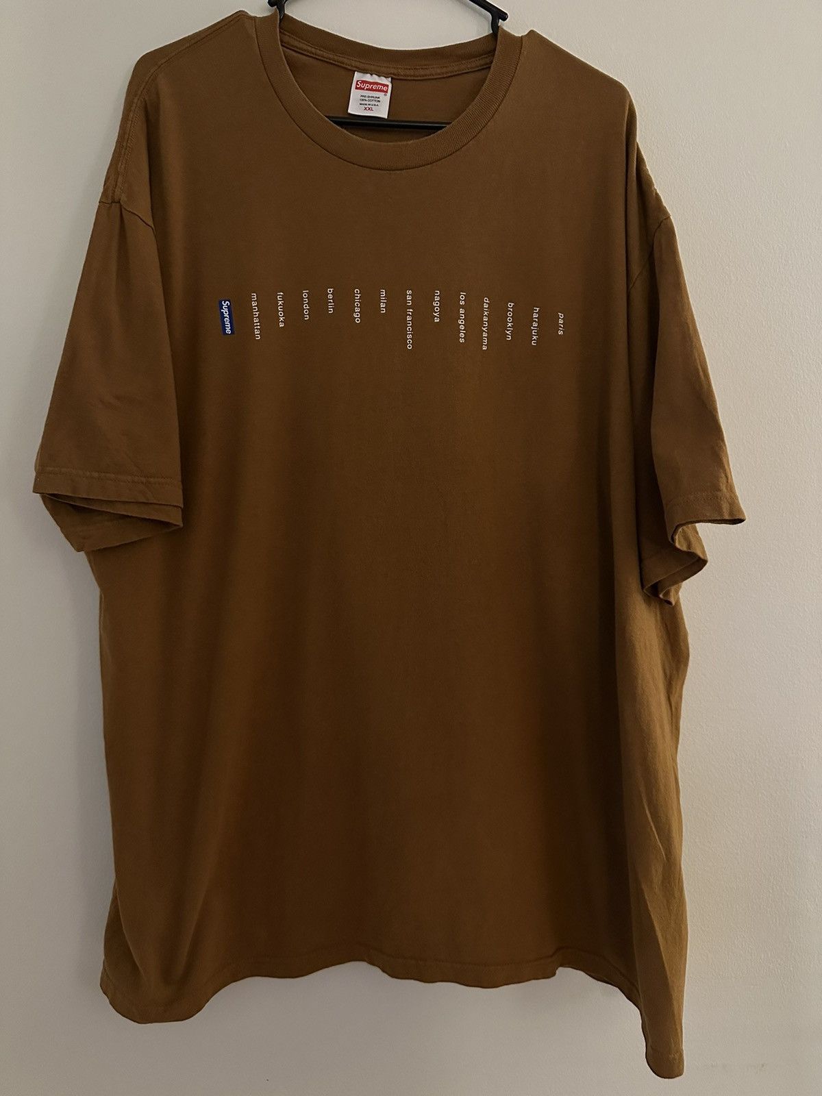 Supreme Supreme Location Tee Size US XXL / EU 58 / 5 - 1 Thumbnail
