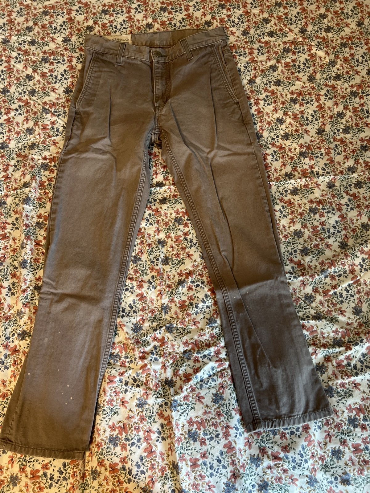 Levi's Levis Gray Chino Size US 29 - 1 Thumbnail