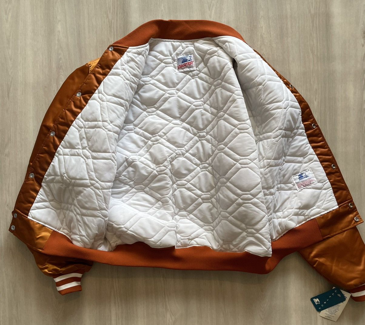 Starter NWT Vintage 90s Starter NCAA Texas Longhorns Jacket Sz 2XL Size US XXL / EU 58 / 5 - 7 Thumbnail