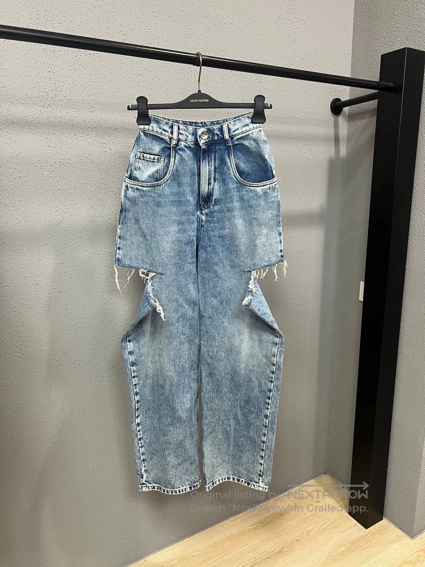 Maison Margiela Maison Margiela Slit Curved Jeans. Size US 36 / EU 52 - 1 Thumbnail