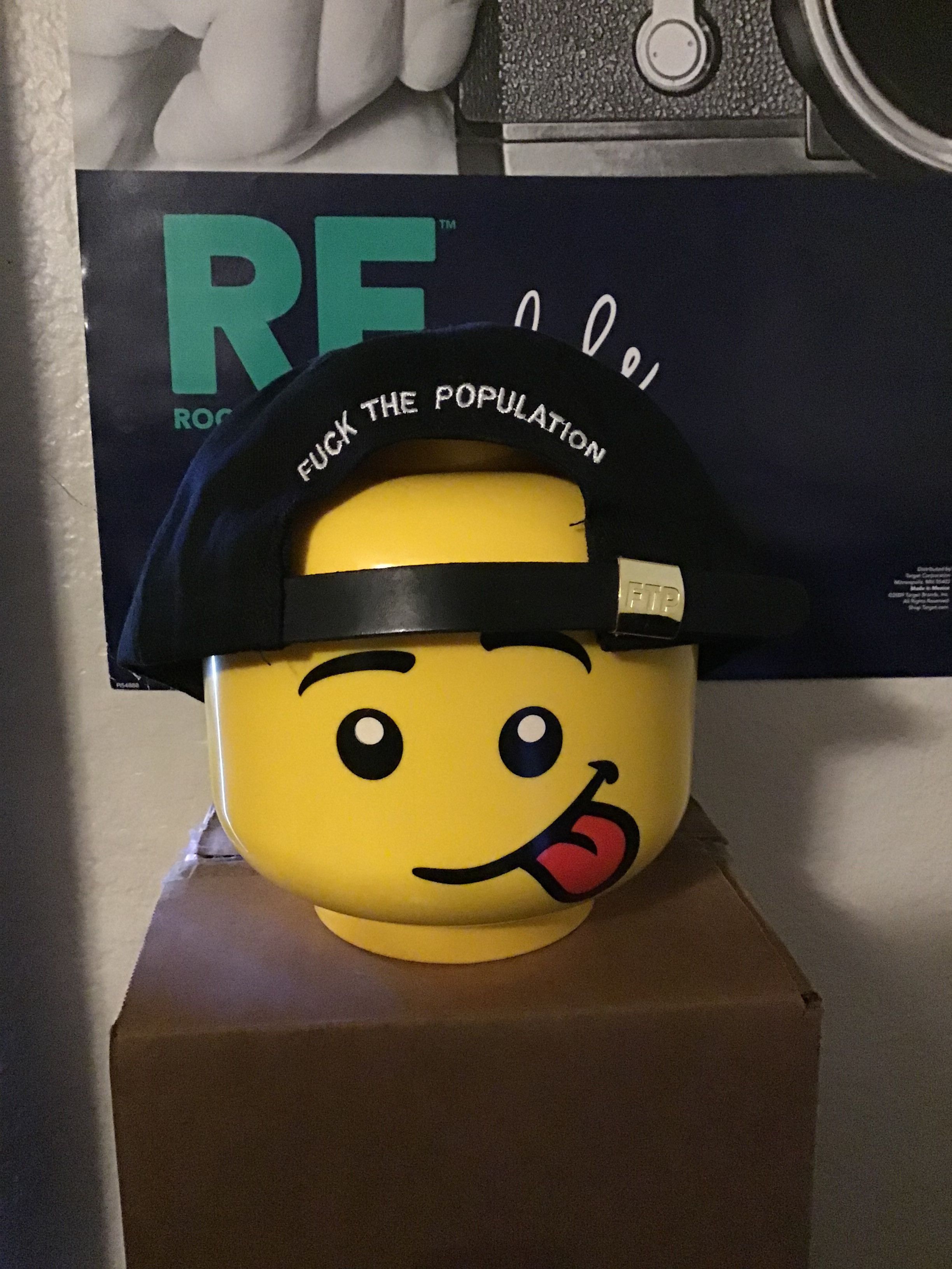 Fuck The Population FTP Middle Finger Hat Size ONE SIZE - 2 Thumbnail