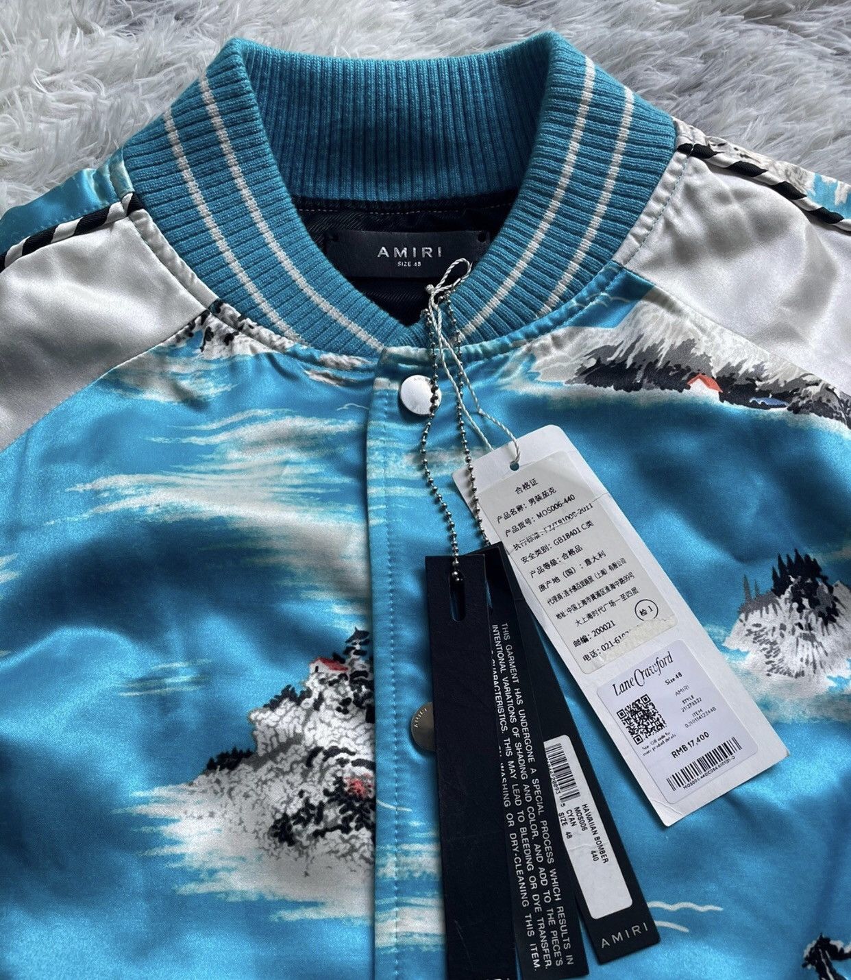 Amiri Amiri 21ss California Landscape Silk Jacket 2412-Nextarrow Size US M / EU 48-50 / 2 - 5 Thumbnail