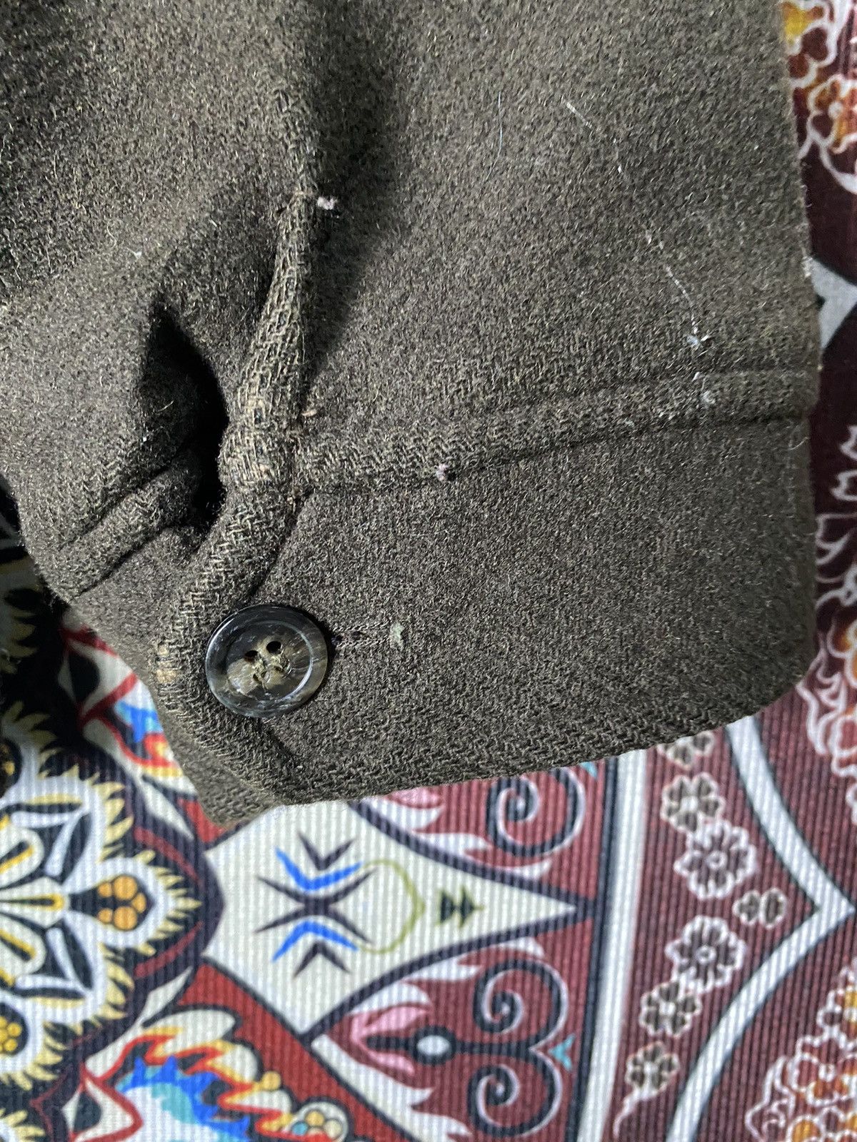 291295=Homme 291295 Homme Wool Button Up Jacket Size US M / EU 48-50 / 2 - 7 Thumbnail