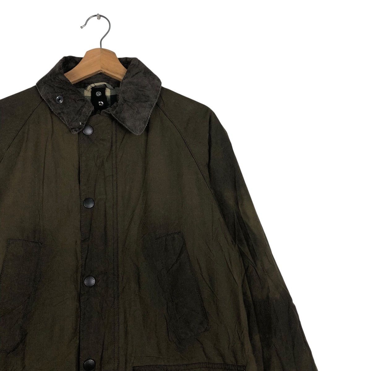 Barbour 📌Hunting Jacket Wax Barbour Blanket Tartan Multi Pocket Size US M / EU 48-50 / 2 - 7 Thumbnail