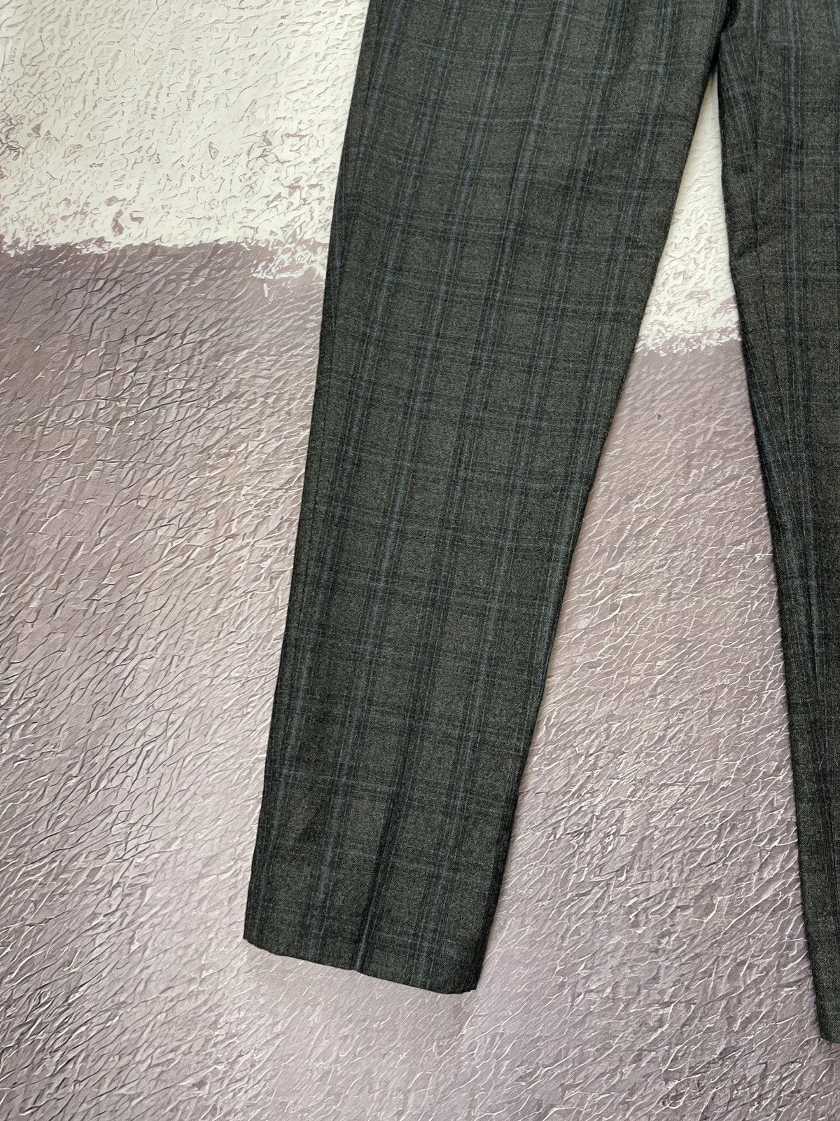 Suitsupply Suitsupply Lazio wool checkered grey pants trousers Size 40R - 4 Thumbnail