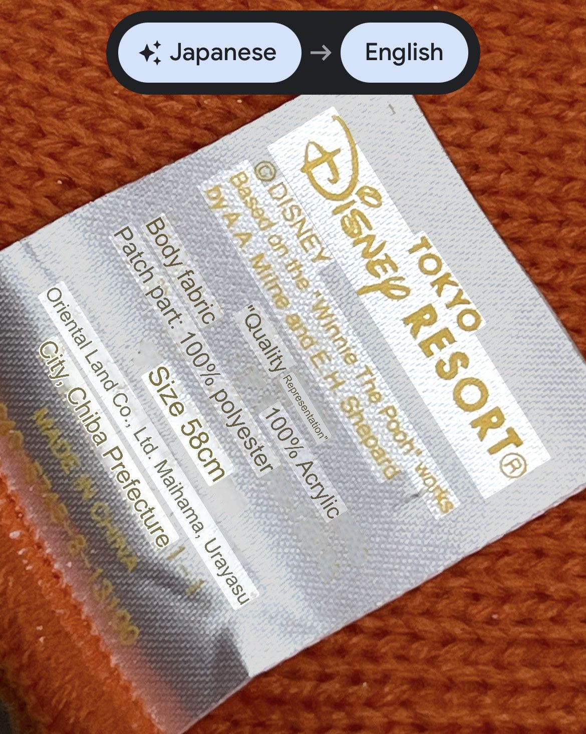 Disney FYE🔥90’s TIGGER POOH Ear Beanie Comme Des Garçons Inspired Size ONE SIZE - 8 Thumbnail